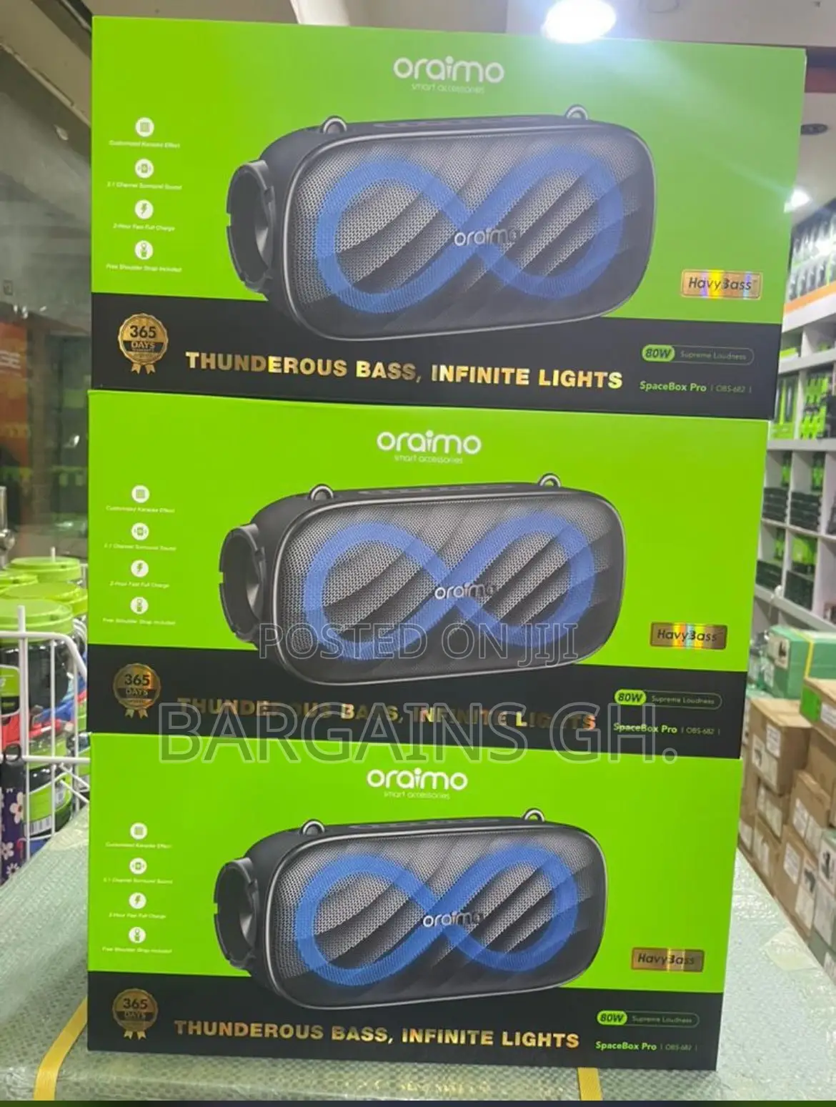 Oraimo Spacebox Pro Deep Bass Portable Speaker
