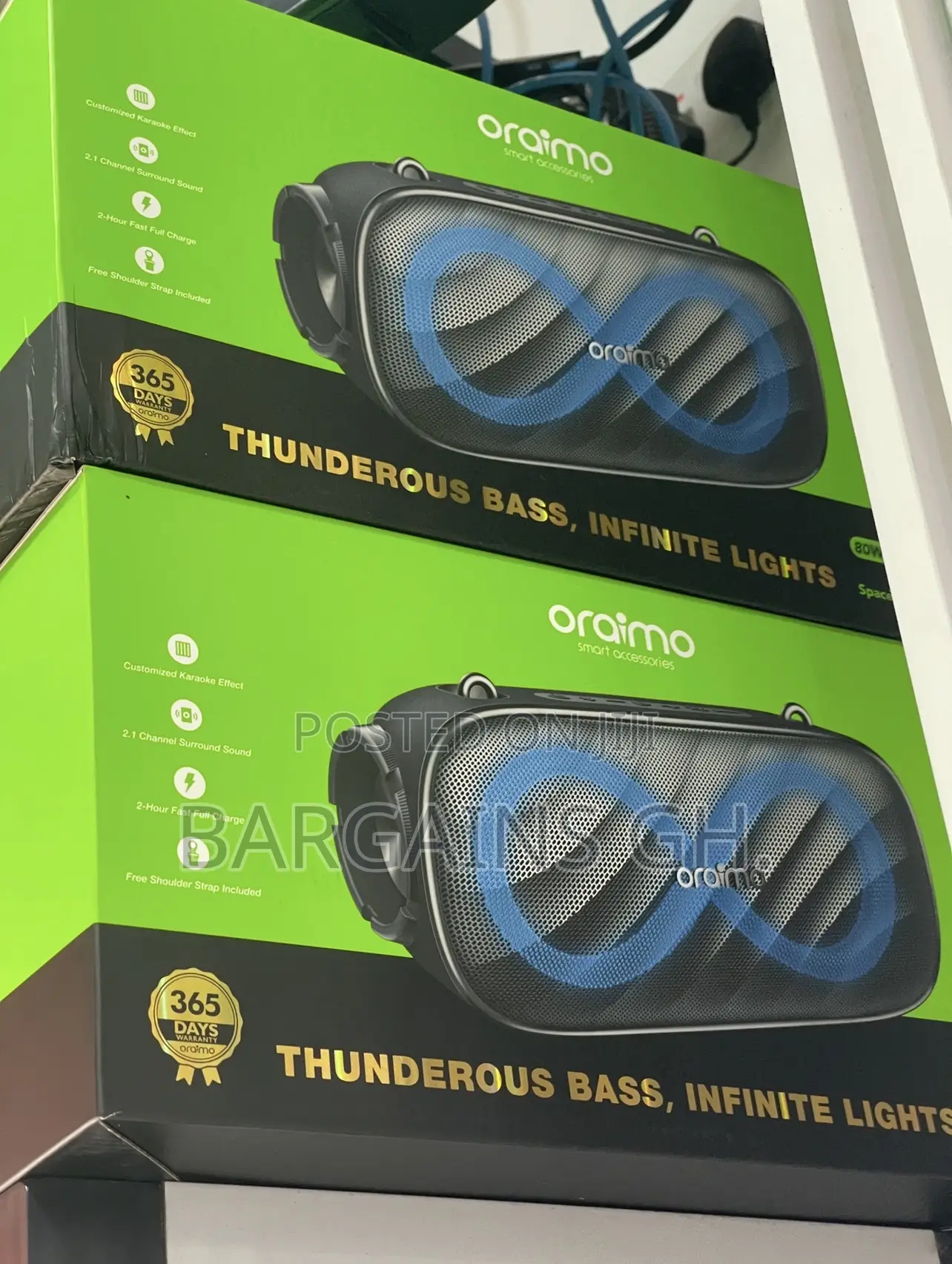 Oraimo Spacebox Pro Deep Bass Portable Speaker