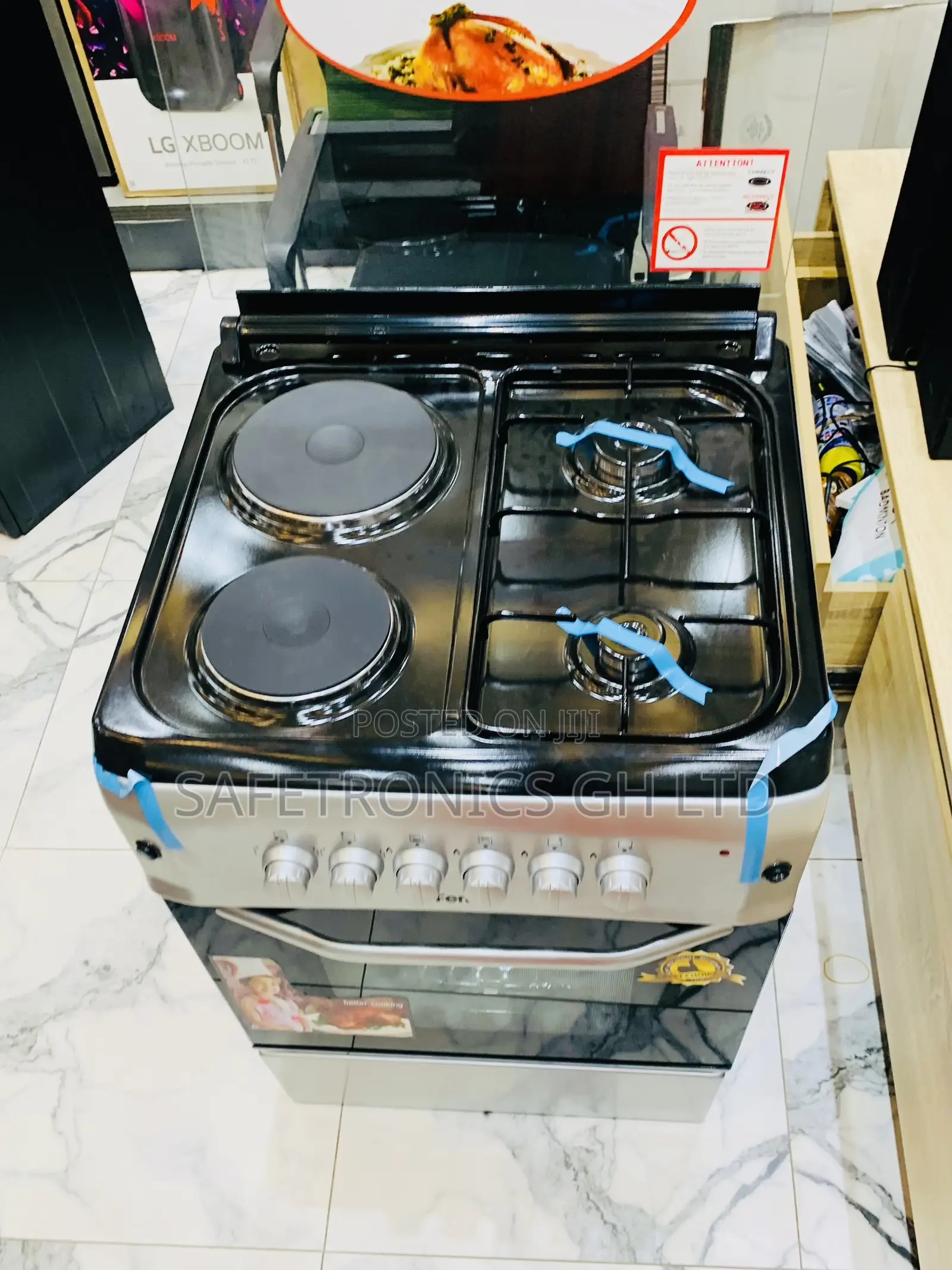 Best Buy for Less Ferre Gas Electric Cooker Stove 60/60 2-2