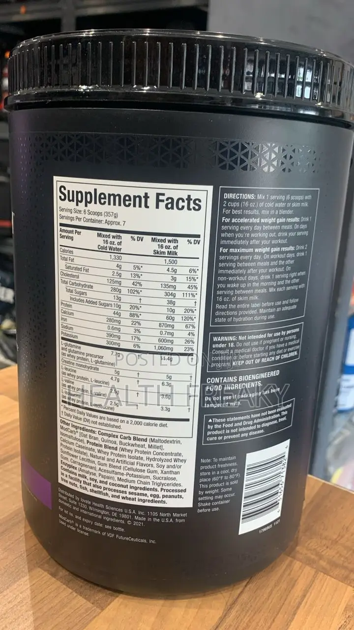 Protein Mass Gainer Protein Weight Gainer Muscle Builder