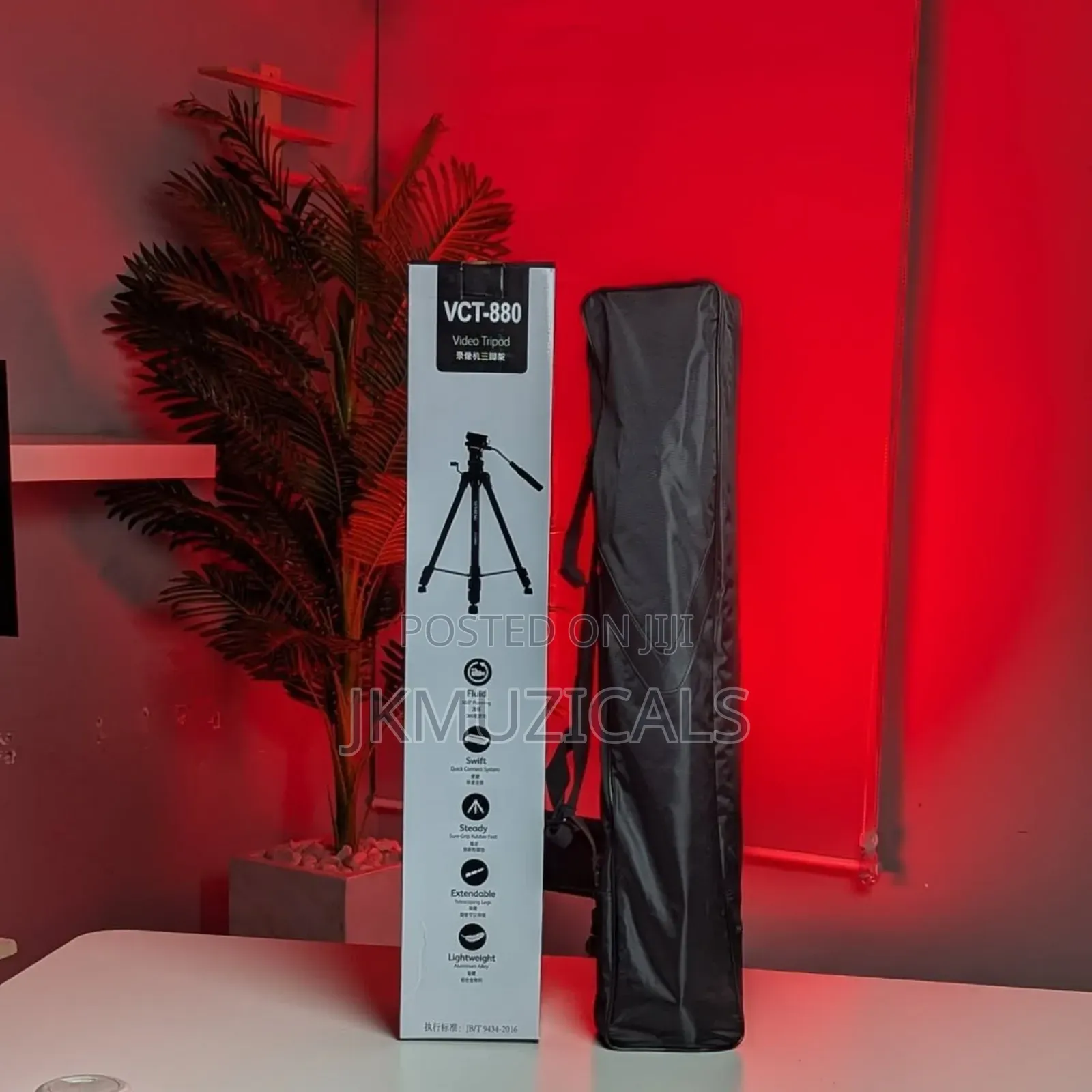 Yunteng VCT-880_ Universal Tripod_ Camera Stand With Phone Holder