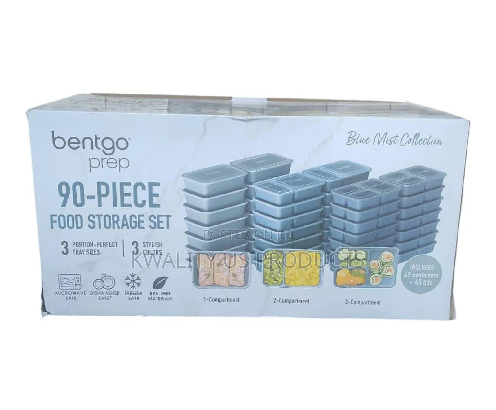 Bentgo Prep Food Storage Containers - 90 Piece Set