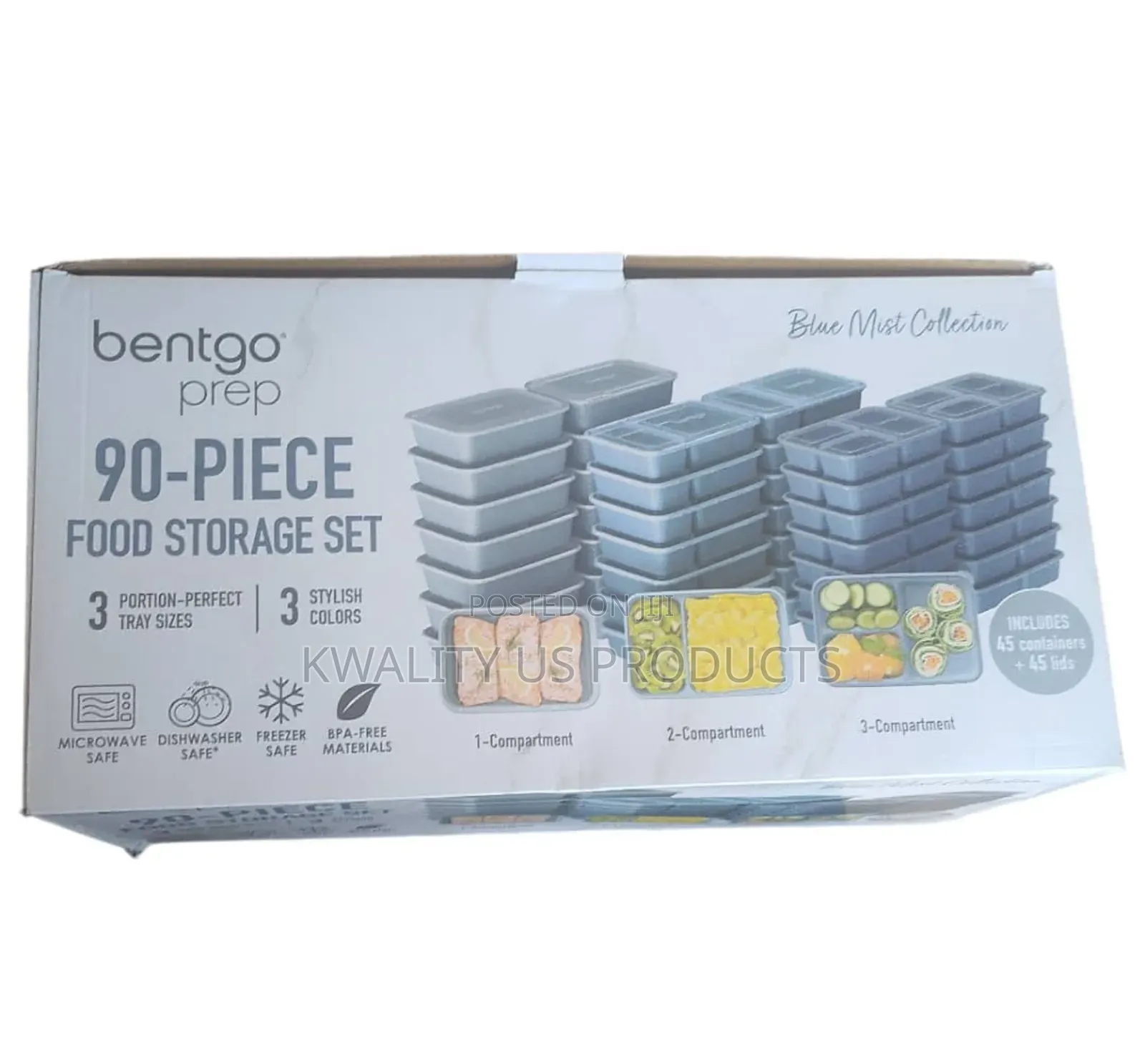 Bentgo Prep Food Storage Containers - 90 Piece Set