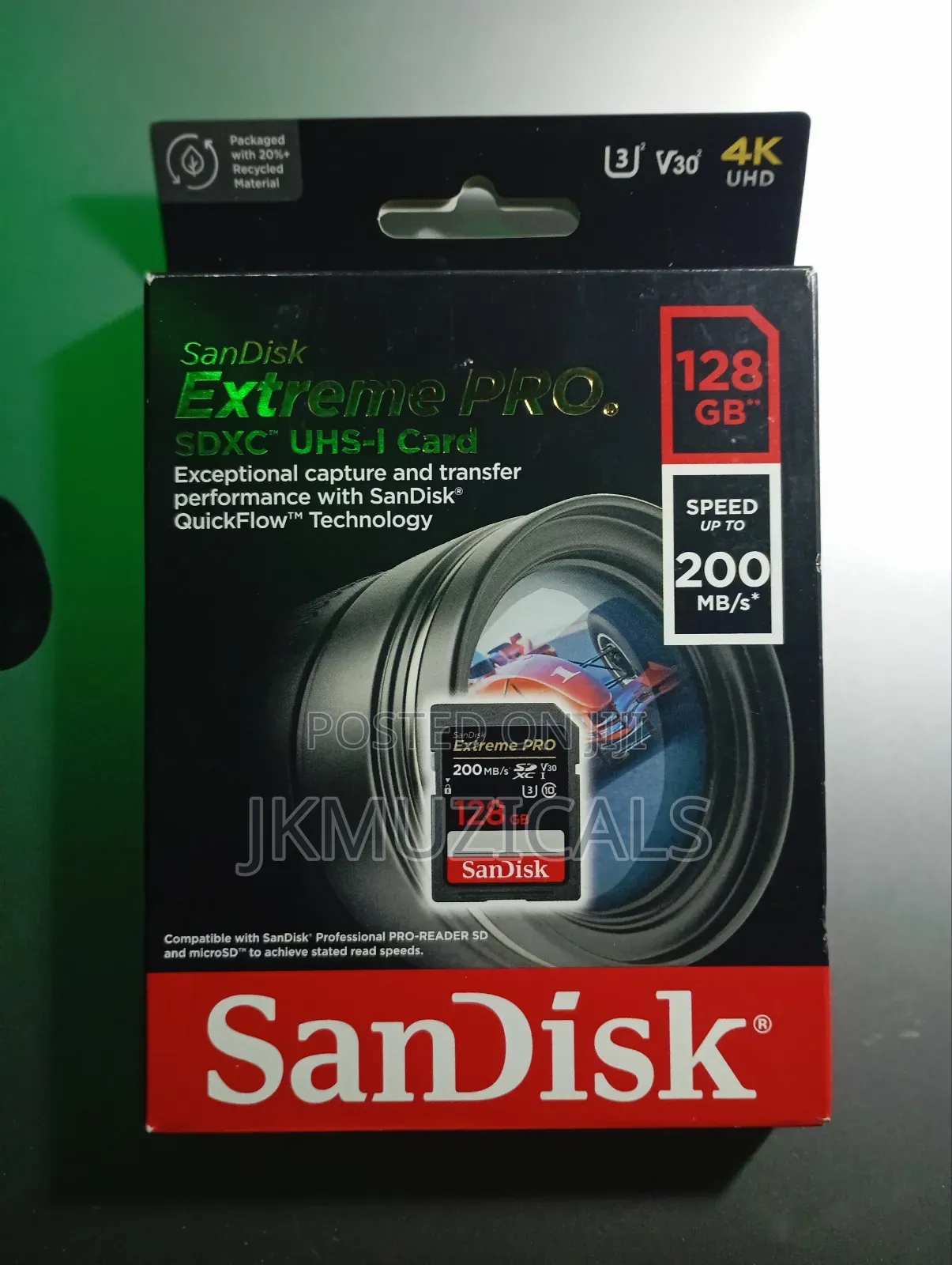 Sandisk Extreme Pro SDXC Uhs-1 Card 128gb_ Original Camera Sd Card