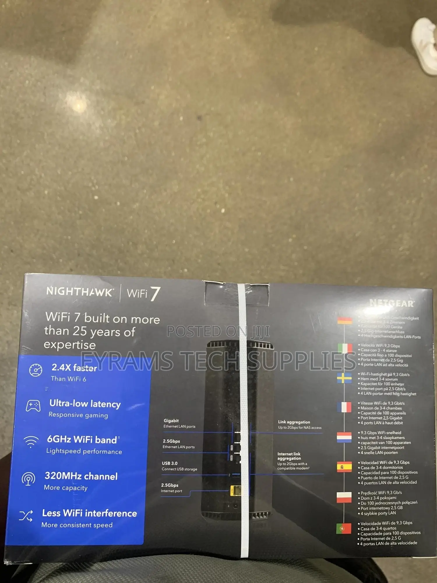 Netgear Nighthawk Rs300 Tri-Band Router Wifi 7