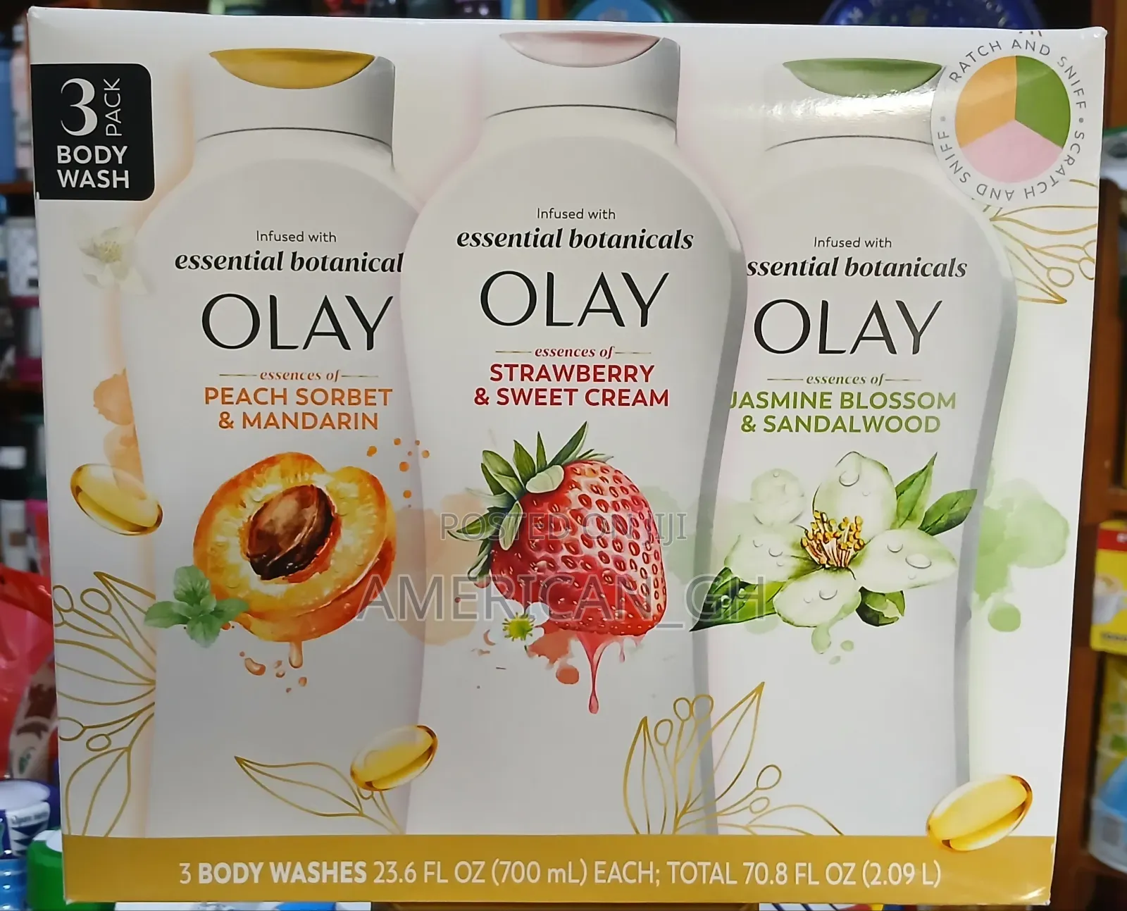 Olay Essential Botanicals Body Wash