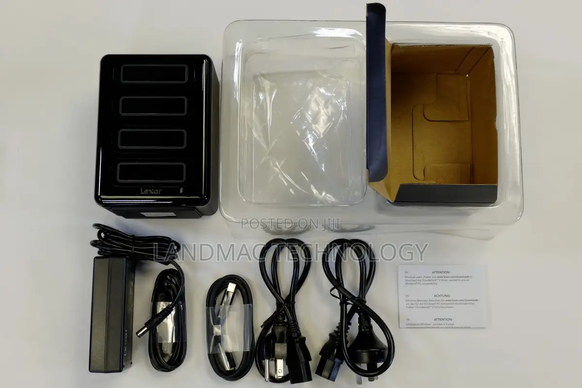 Lexar Professional Workflow Hr1 Four-bay Usb 3.0 Reader Hub - Black