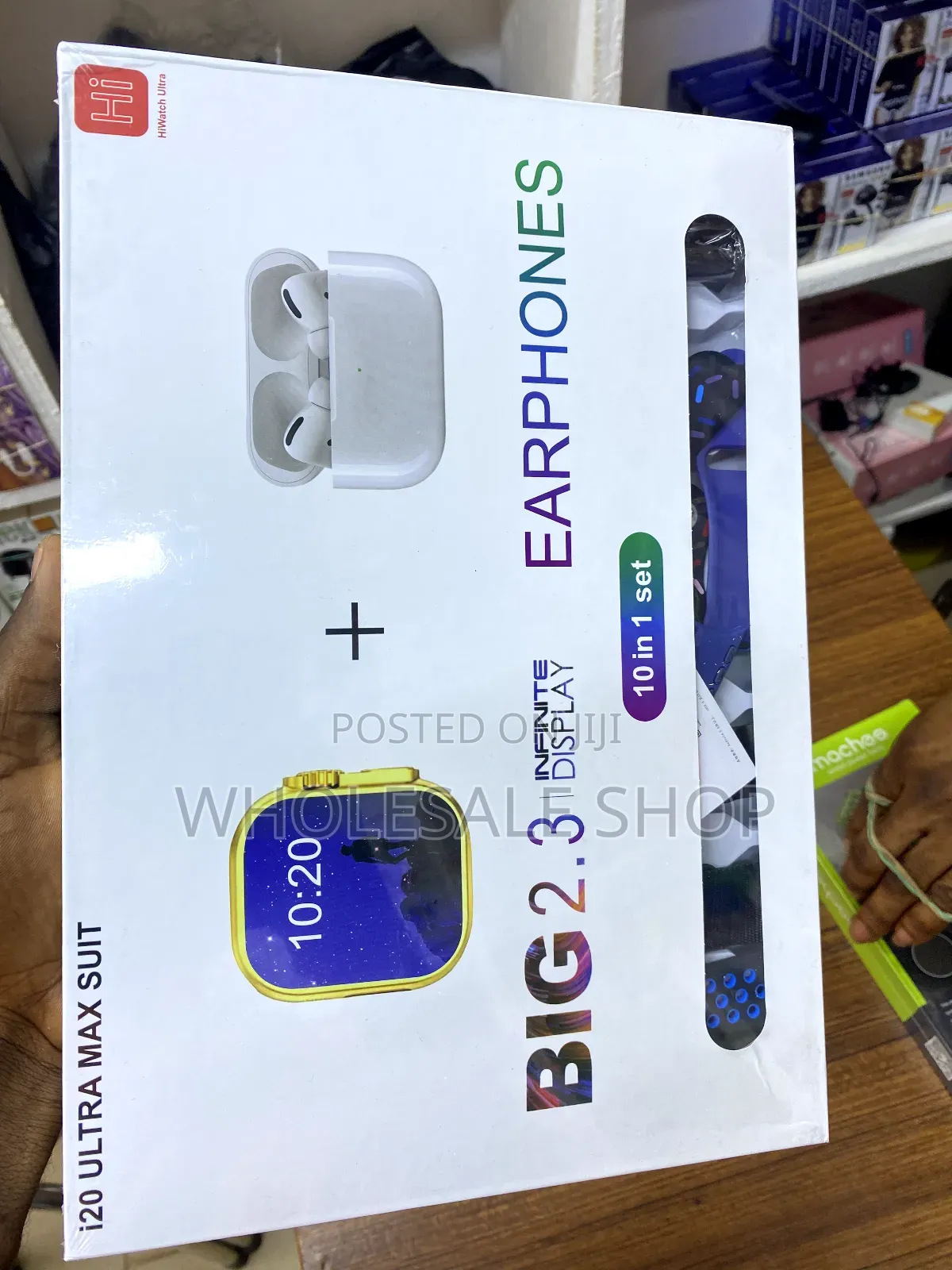 Smart Watch and Airpods Pack ( 10-in-1 Package)