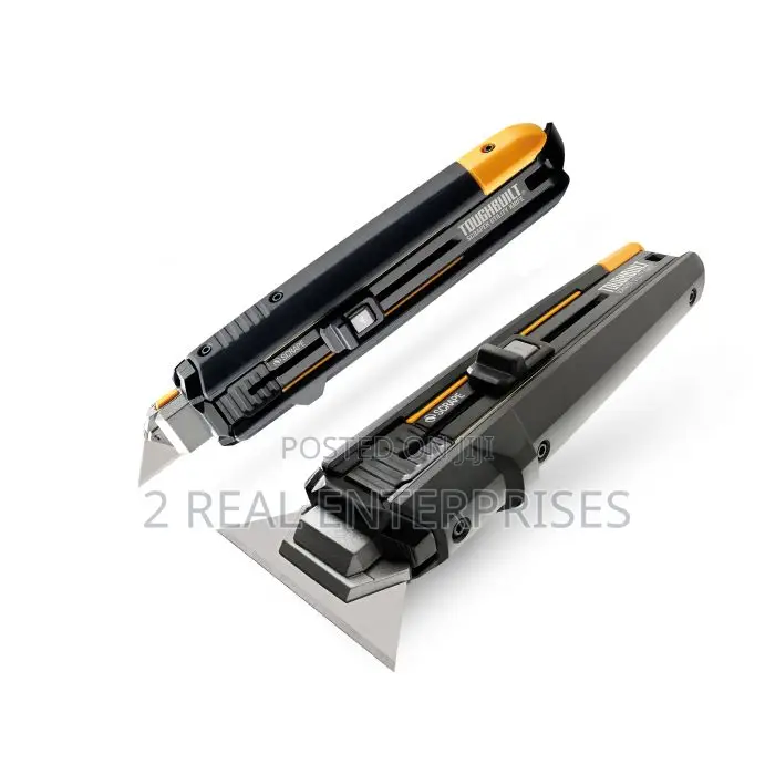 Toughbuilt Scraper and Utility Knife Comes With 5 Spare Blades