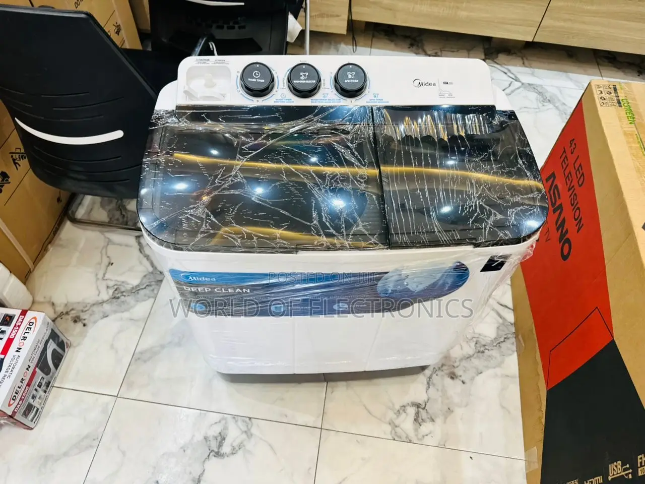 Newly in Box Midea Semi Auto Washer Top Loading Machine 7kg