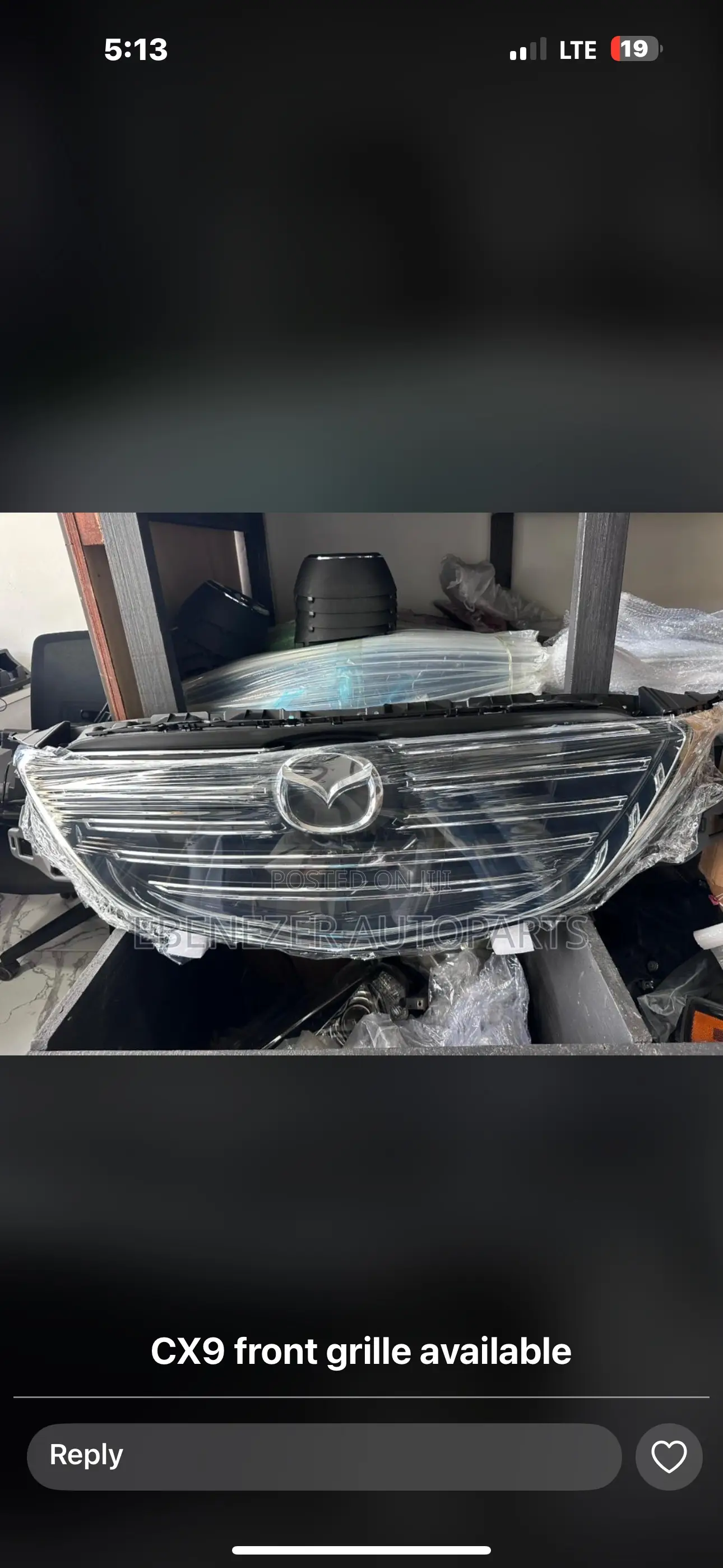 Mazda Cx-9 Cx9  Front Shells Grille 2018 2019 2020 2021 2022 2023
