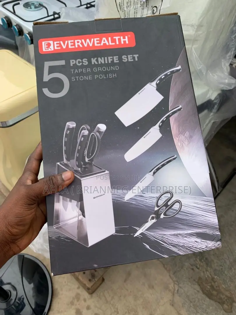 All Metal 5in1 Knives Set German Brand
