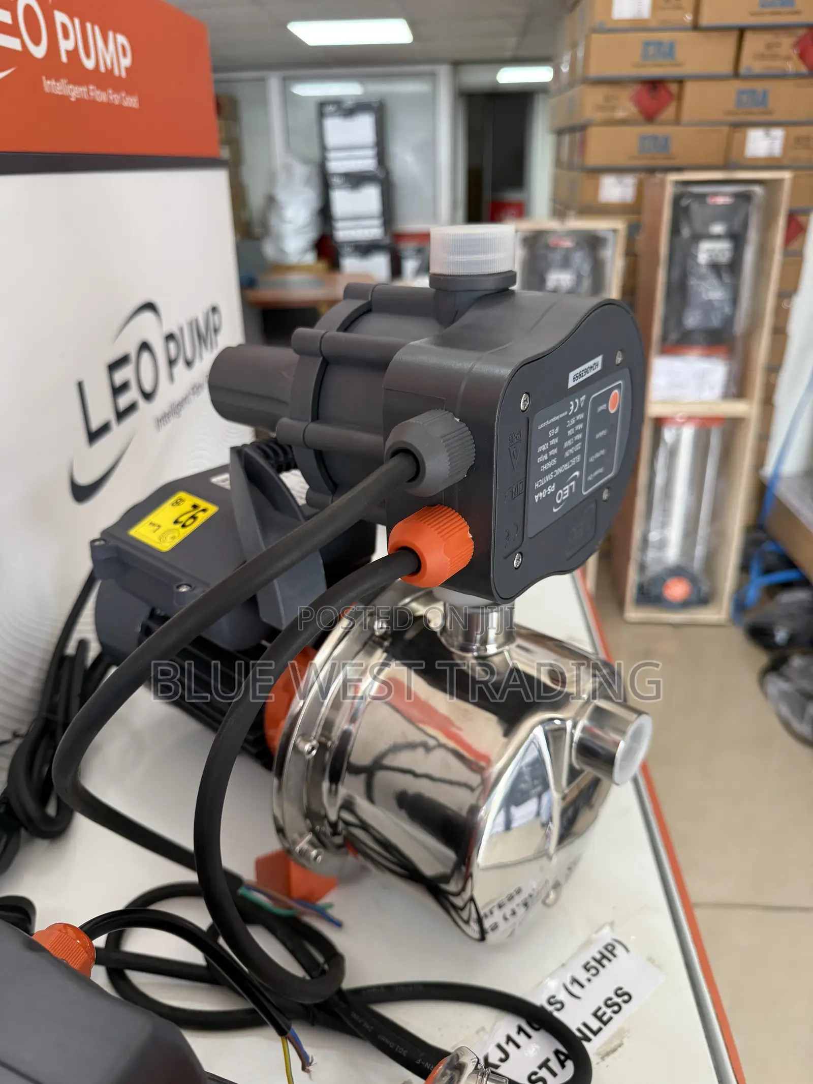 Leo 1.5hp Water Pump With Booster _ Leo 1.5 Horsepower With Booster