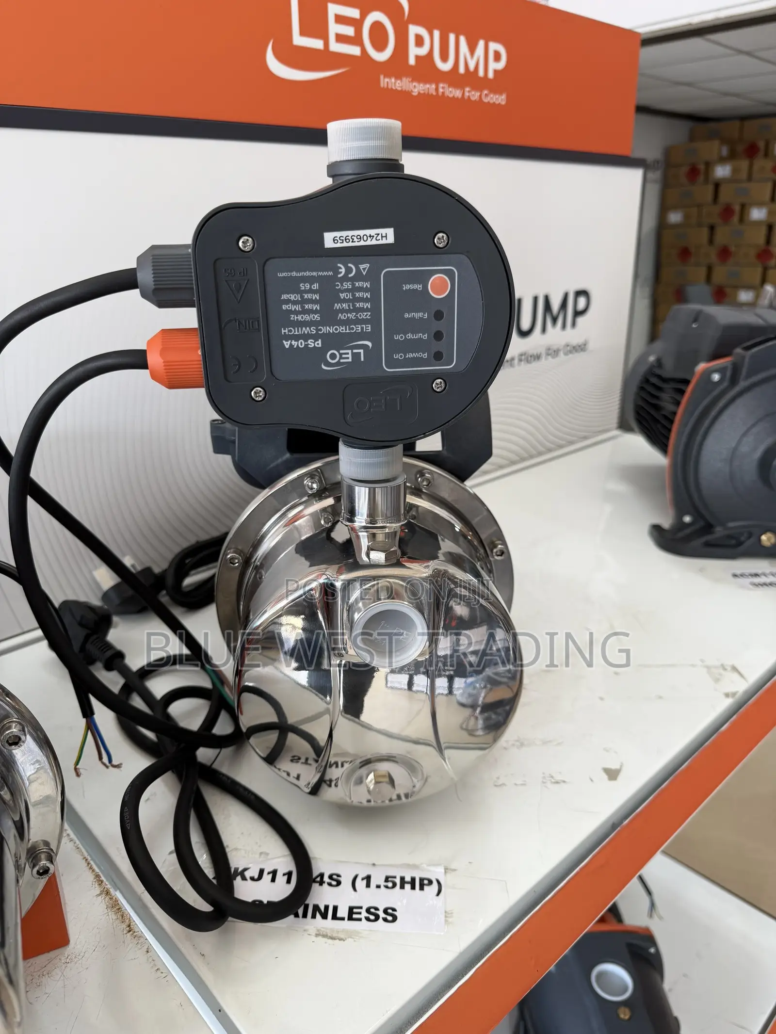 Leo 1.5hp Water Pump With Booster _ Leo 1.5 Horsepower With Booster
