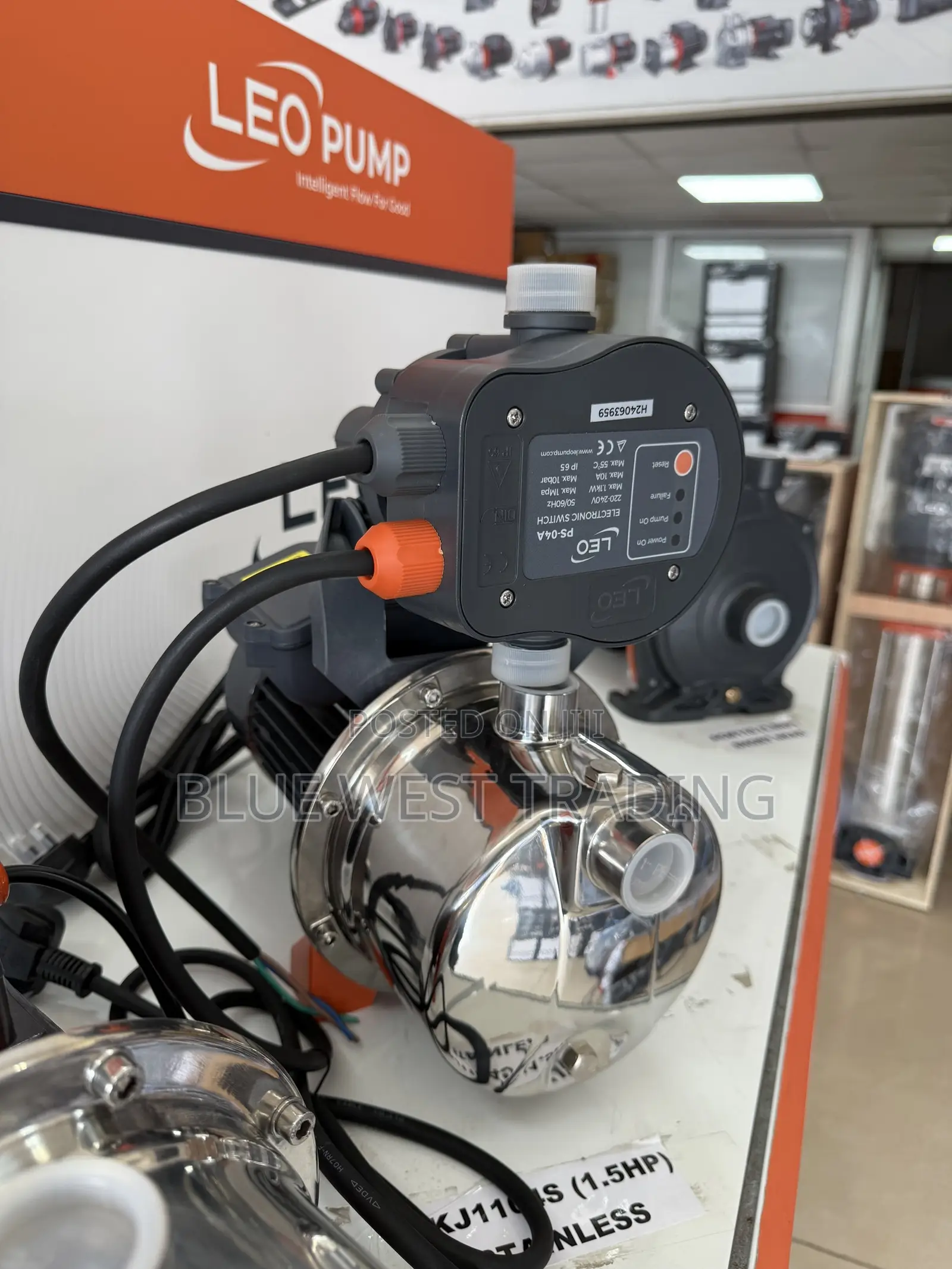Leo 1.5hp Water Pump With Booster _ Leo 1.5 Horsepower With Booster