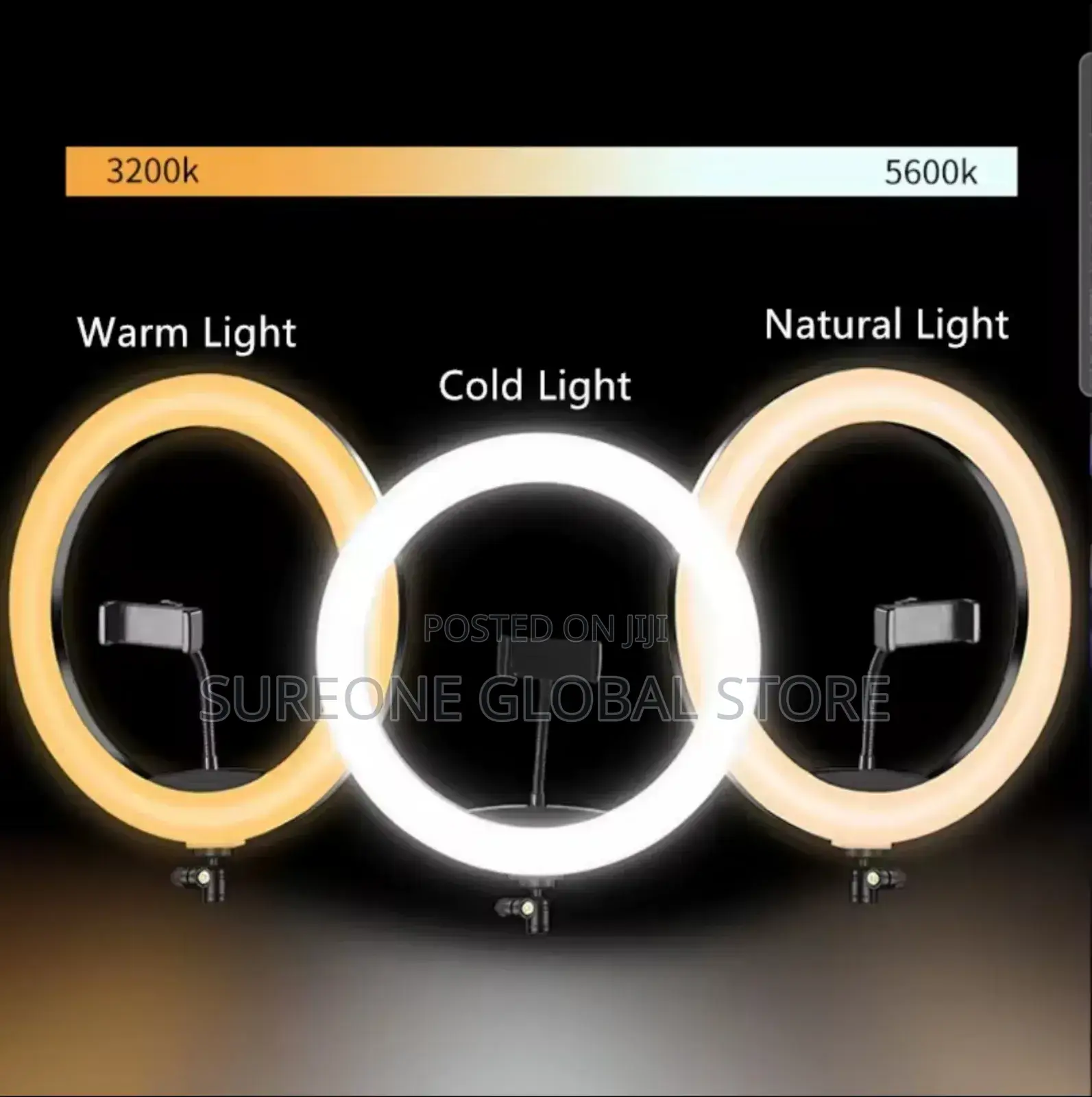 12 Inches Led Ring Light With Stand,