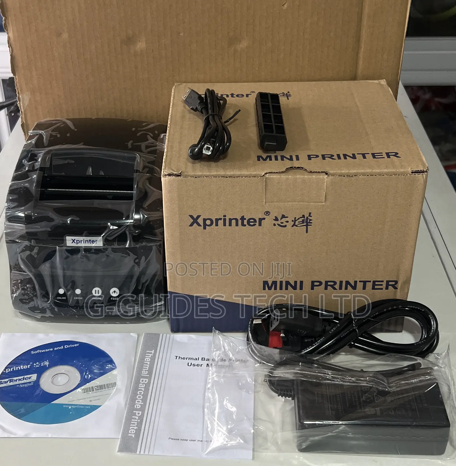 Xprinter Xp-365b Thermal Barcode Label Printer 20-82mm