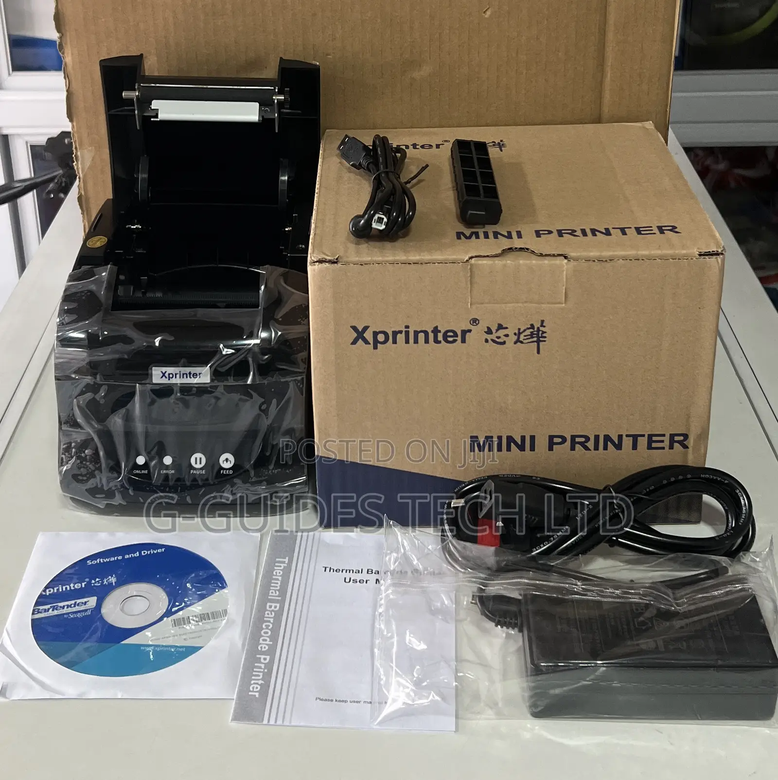 Xprinter Xp-365b Thermal Barcode Label Printer 20-82mm
