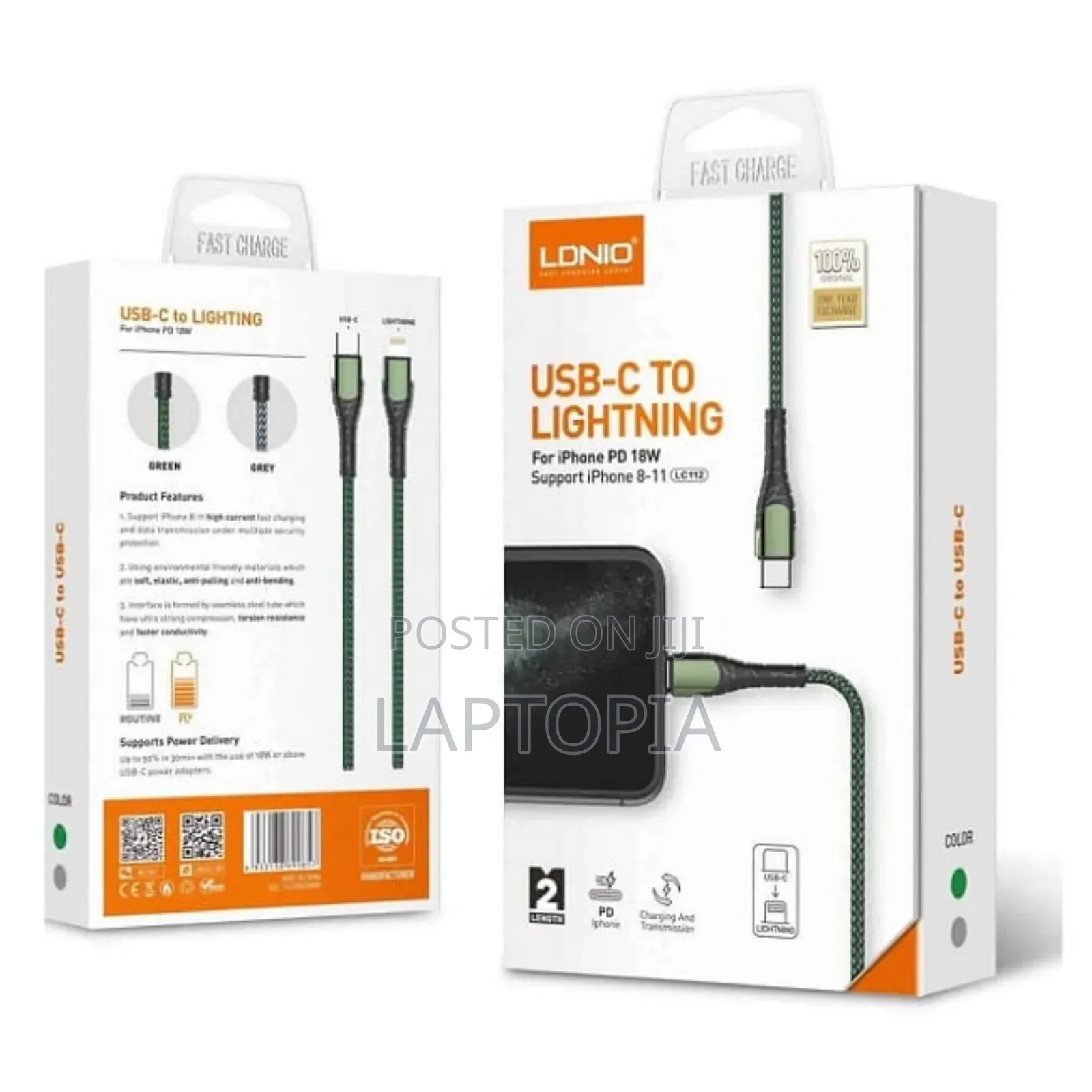 Ldnio Lc11 Type-c To Lightning Cable (2m) – Apple Certified