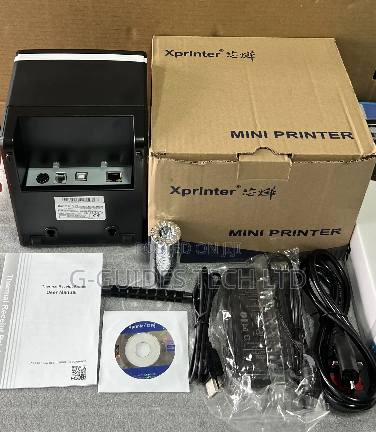 Xprinter Xp-E200l Thermal Receipt Printer 80mm