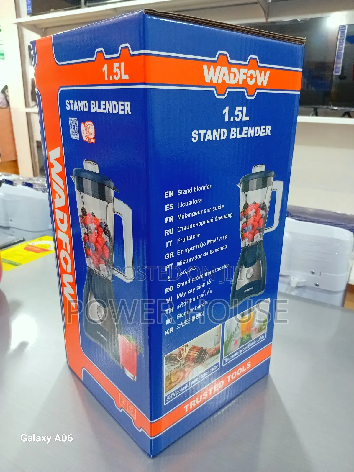 Kitchen Whiz Wadfow 1.5l Stand Blender Electric Wadfow 1.5l Blender