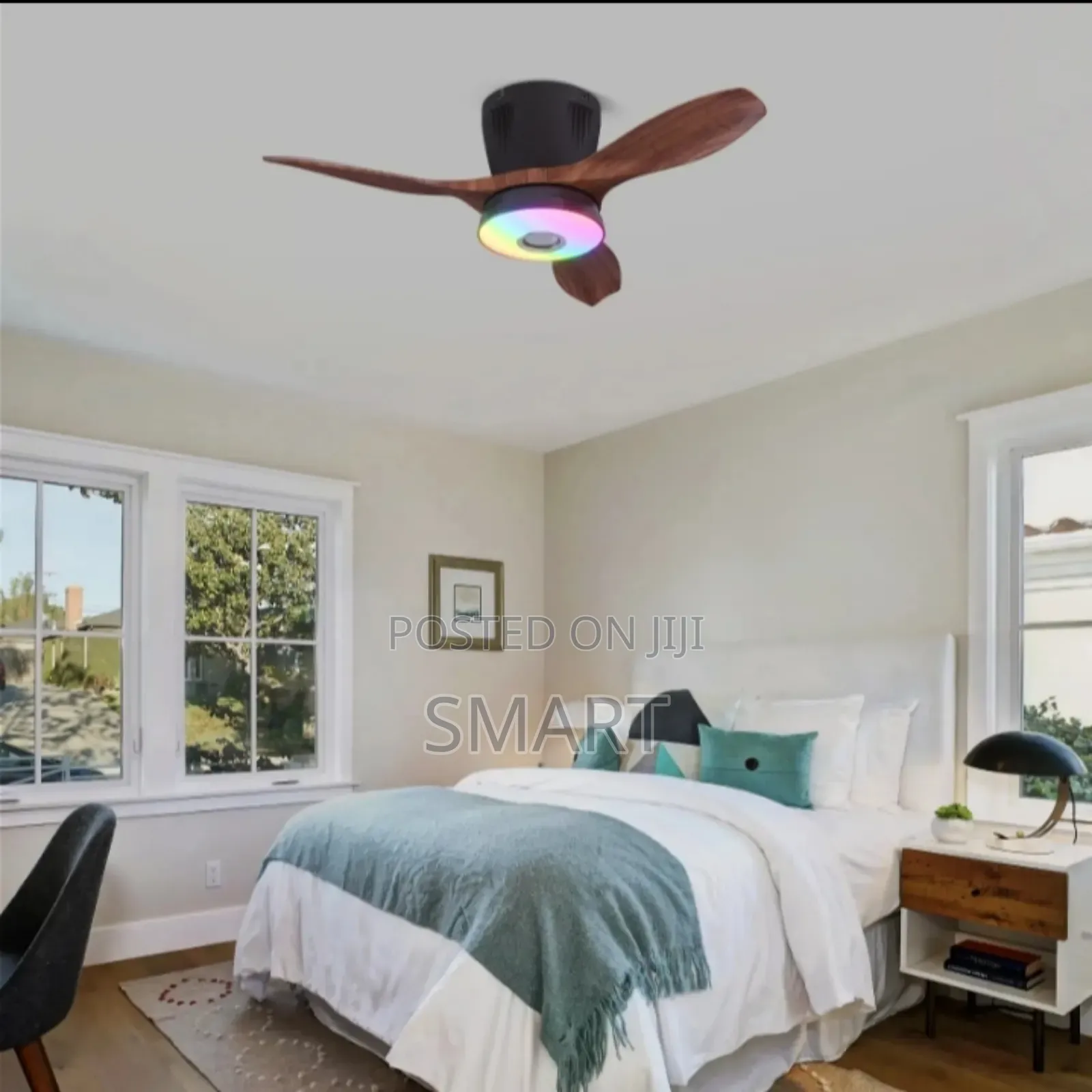 RGB Smart Home Music Led Fan Light