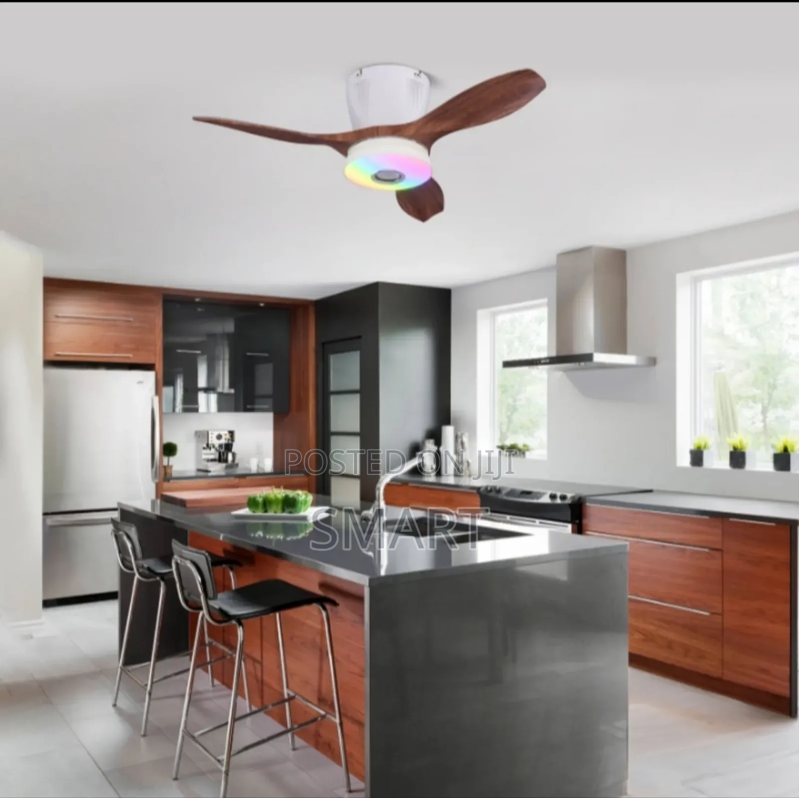 RGB Smart Home Music Led Fan Light