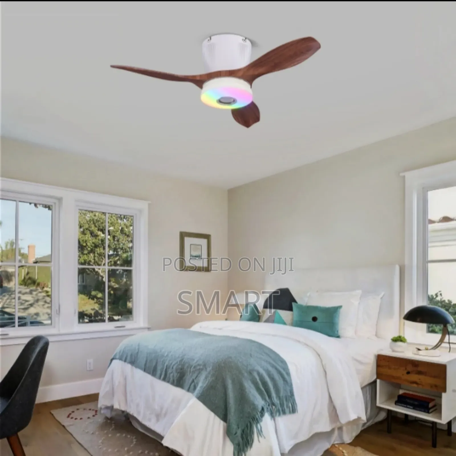 RGB Smart Home Music Led Fan Light