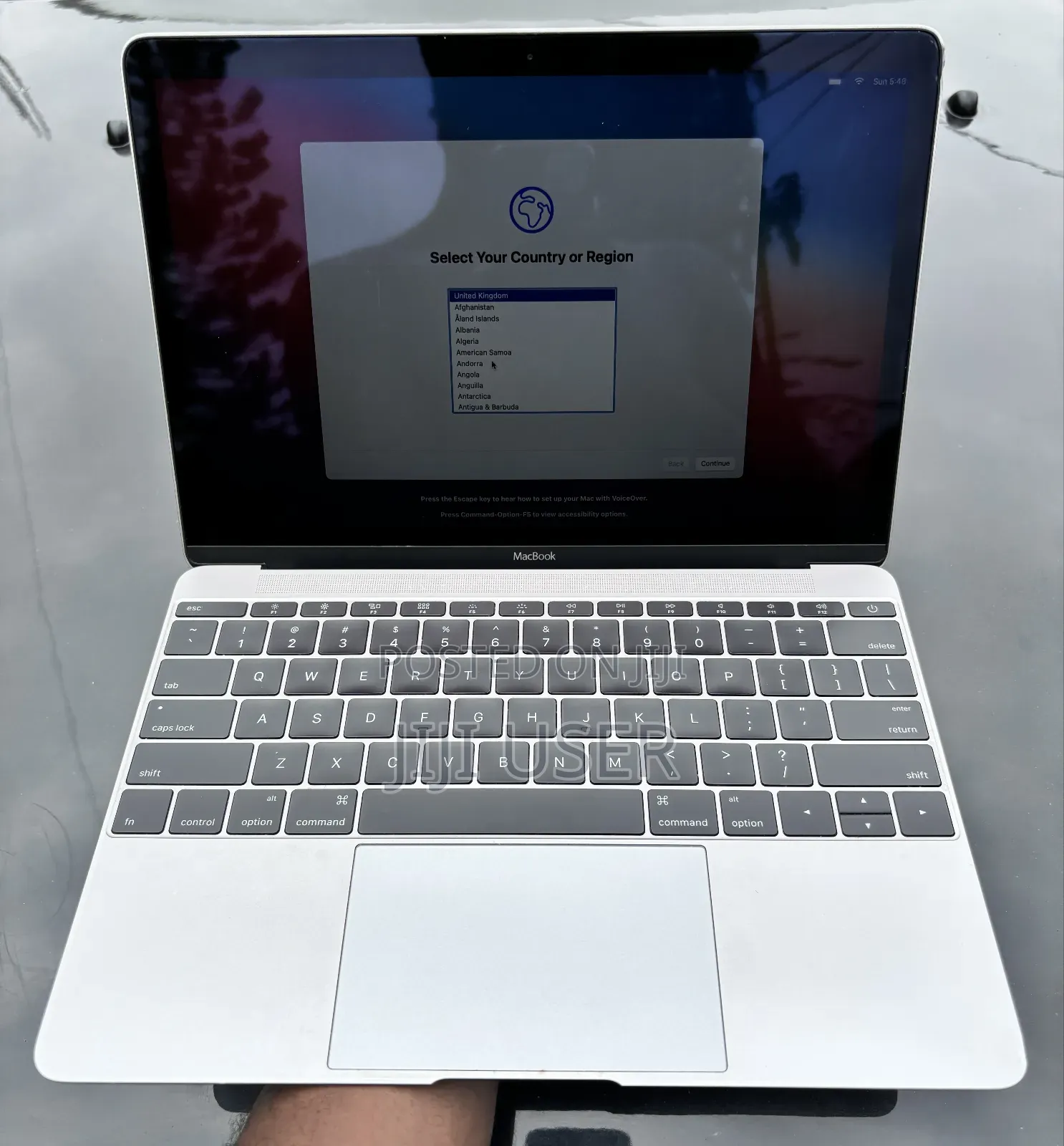 Laptop Apple MacBook Air 8GB Intel Core M SSD 256GB