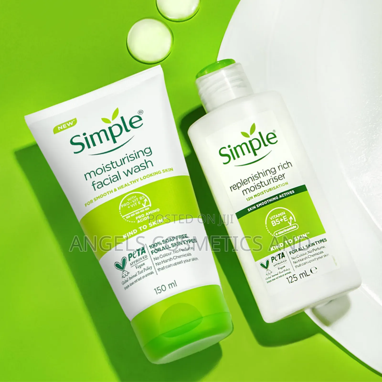 Simple Face Wash,Toner and Moisturizer