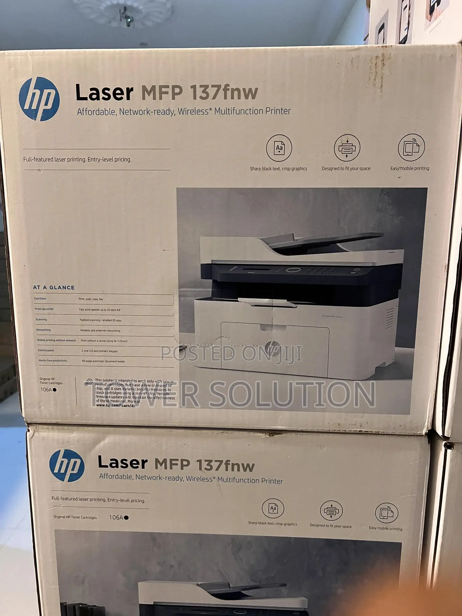 Hp Laser Mfp 137fnw Printer