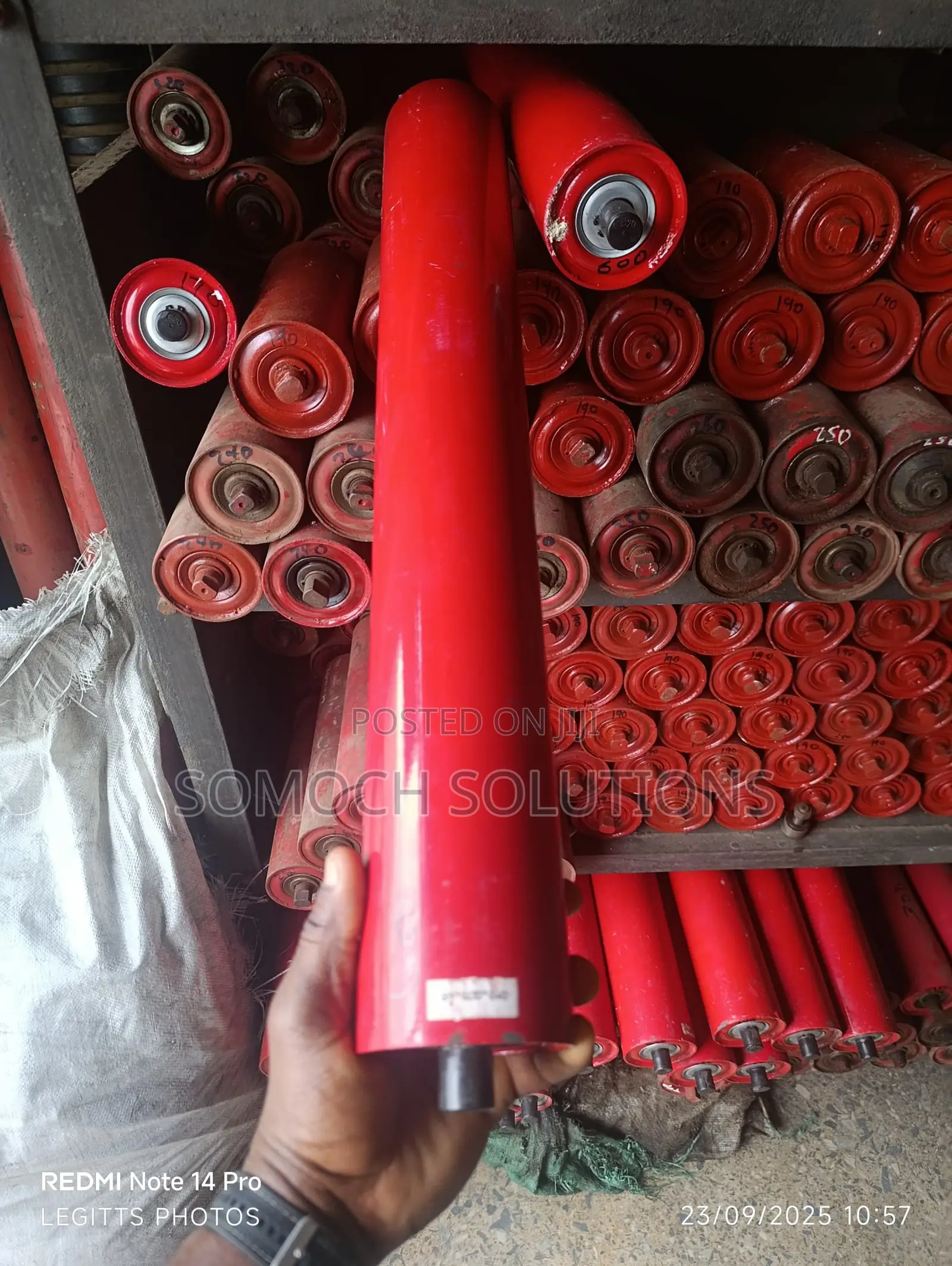 Conveyor Rollers Industrial Equipment Spares Quarry Construction Ghana