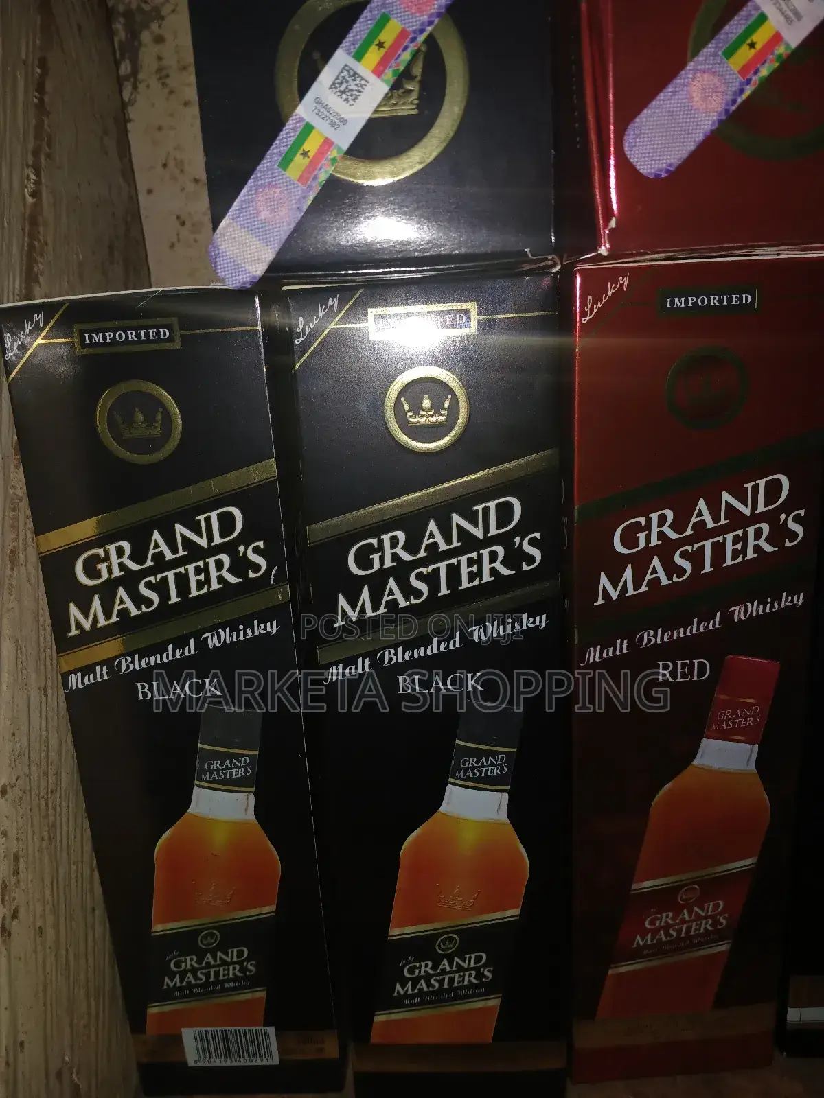 Grand Masters Whiskey 750ml