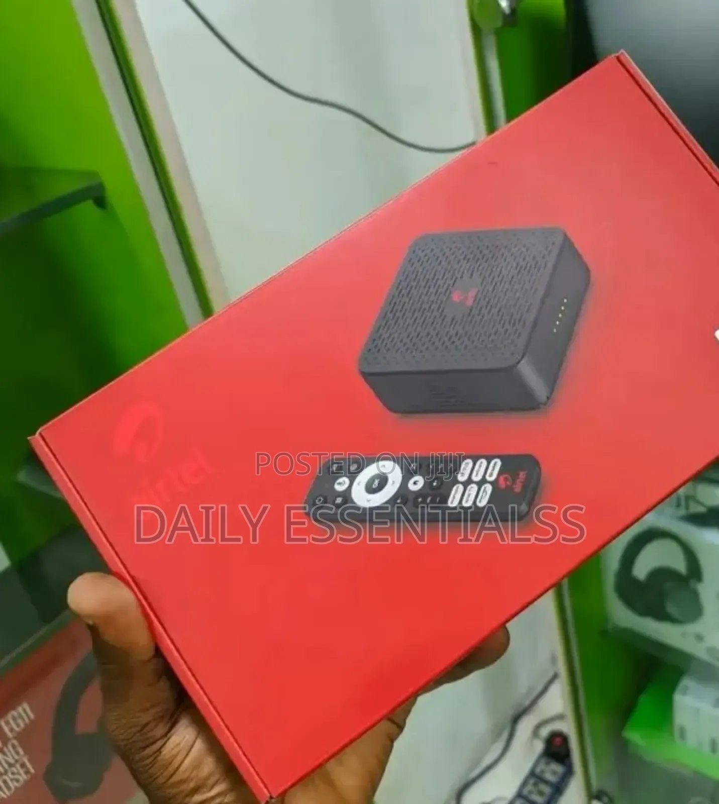 Airtel 4g Lte Android Tv Box + Wifi Router