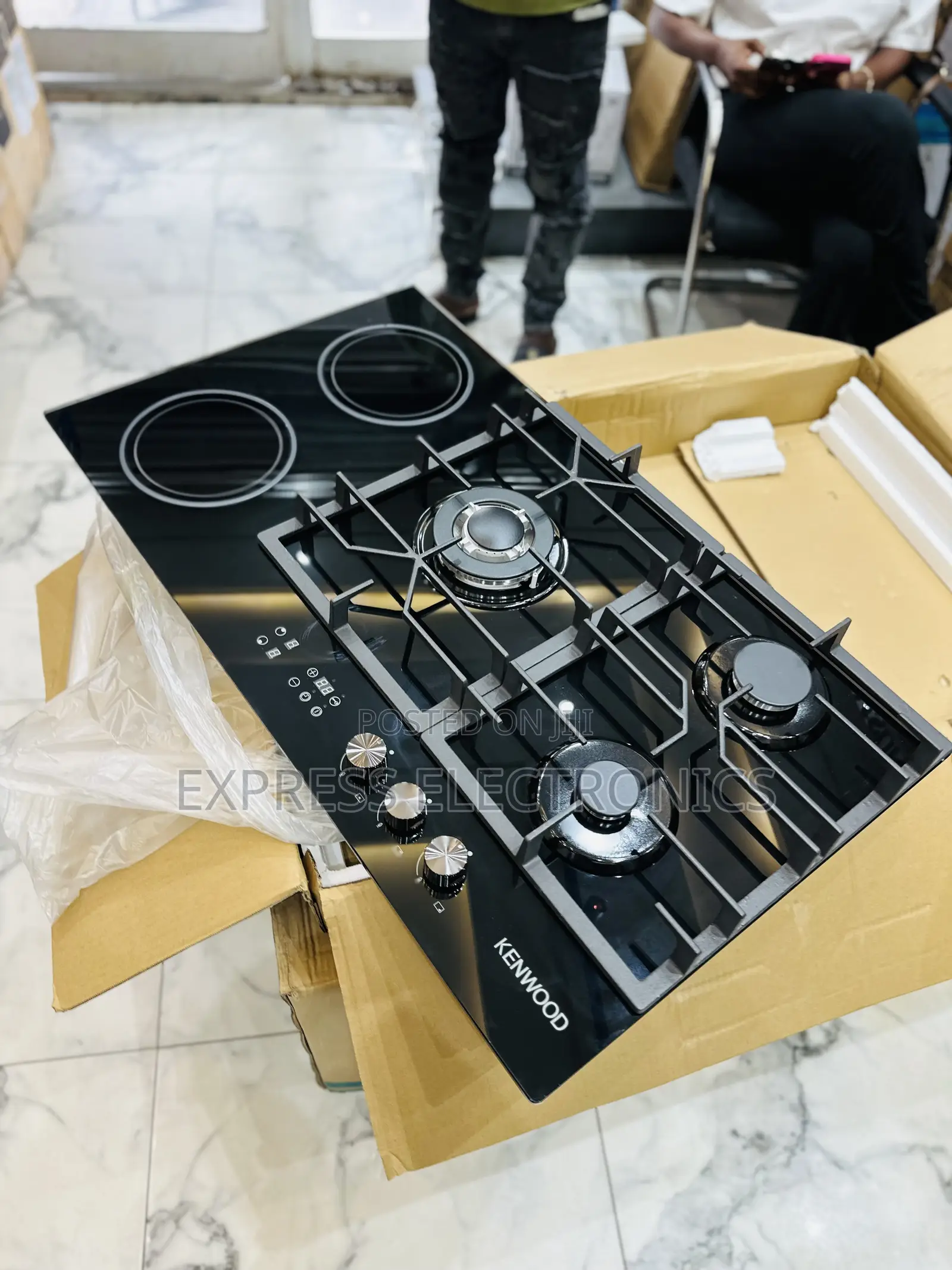 3+2 Stove Gas Electric Cooker Inbuilt Kenwood