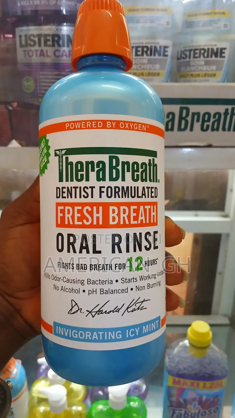 Therabreath Freshbreath Icy Mint, (Value Size) 1l