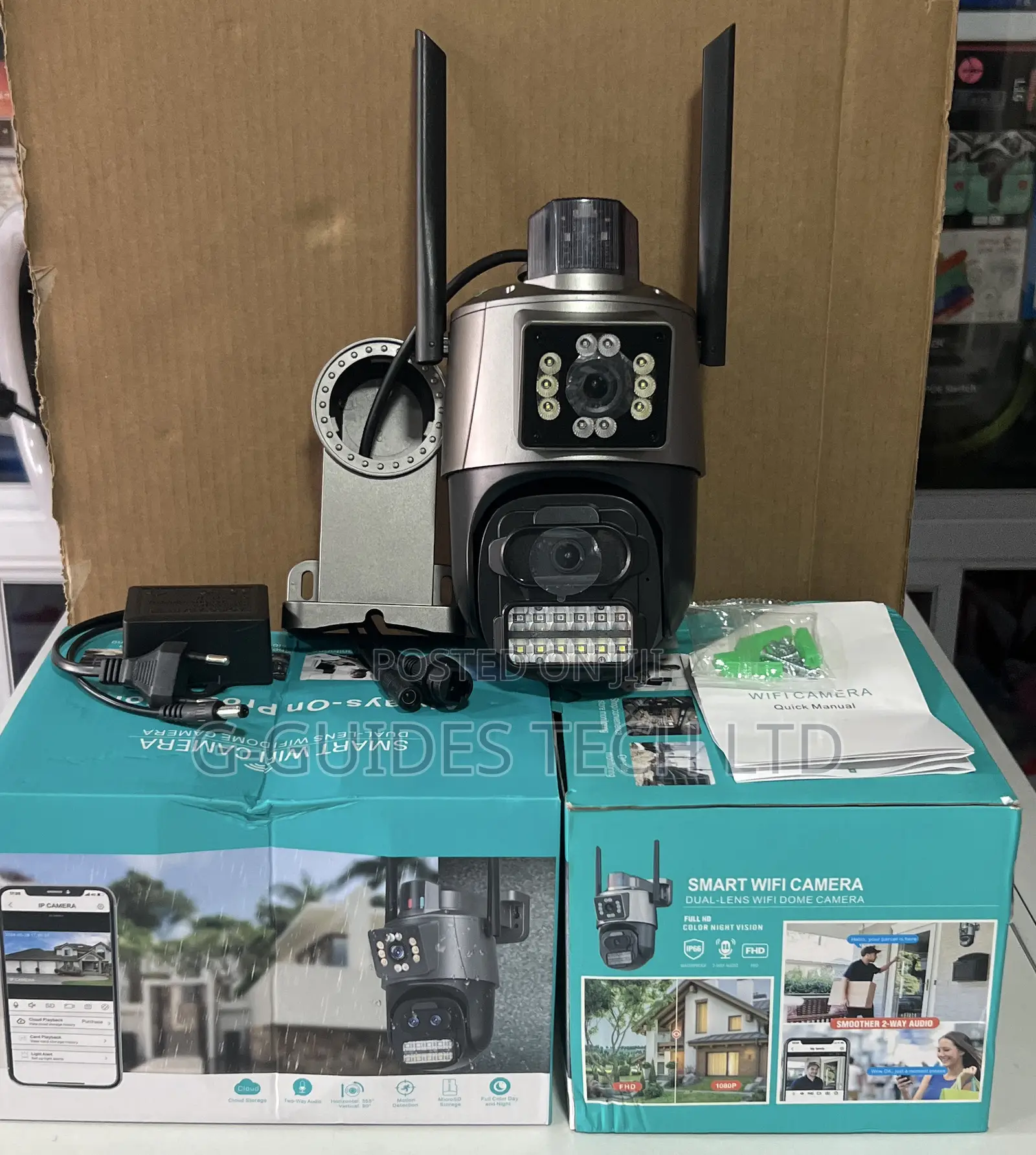 Ultra Wifi PTZ Dual-Lens Camera 6mp
