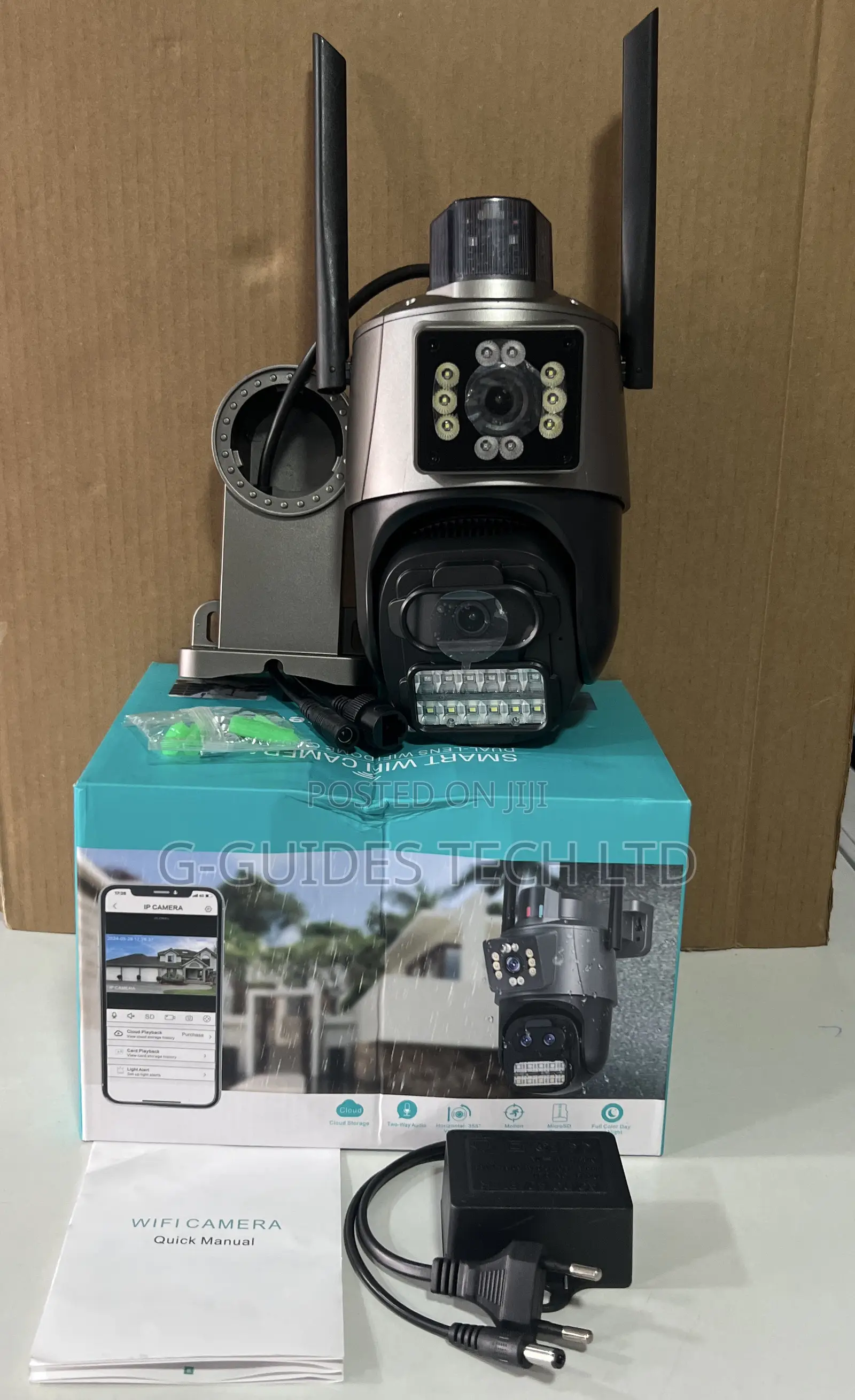 Ultra Wifi PTZ Dual-Lens Camera 6mp