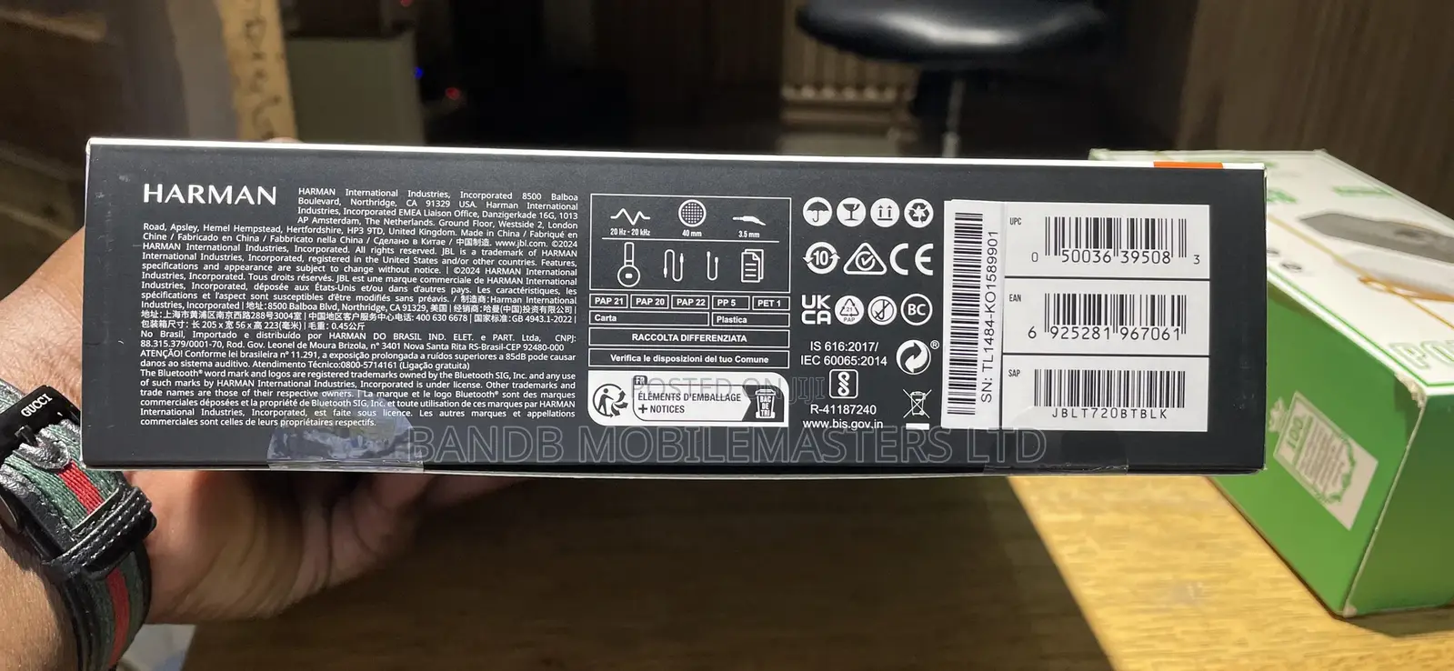 Original JBL Headset Tune 720bt