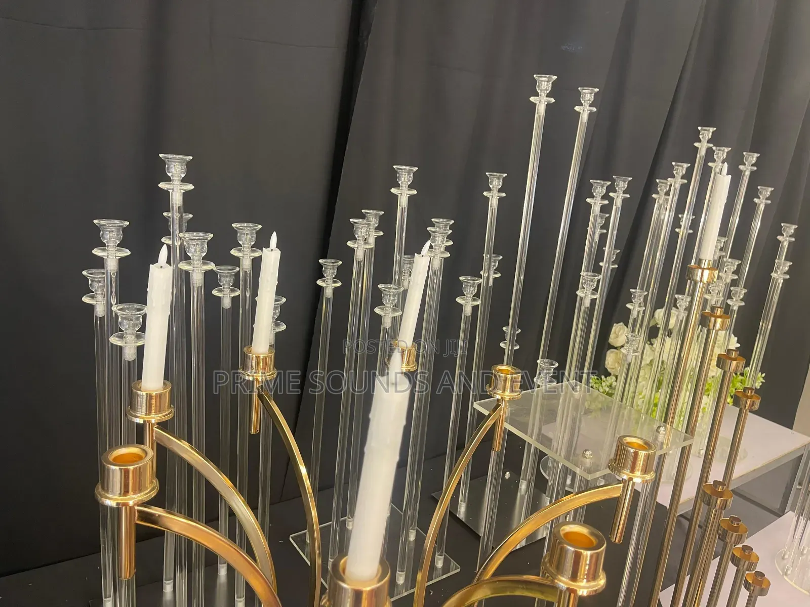Acrylic Candelabra