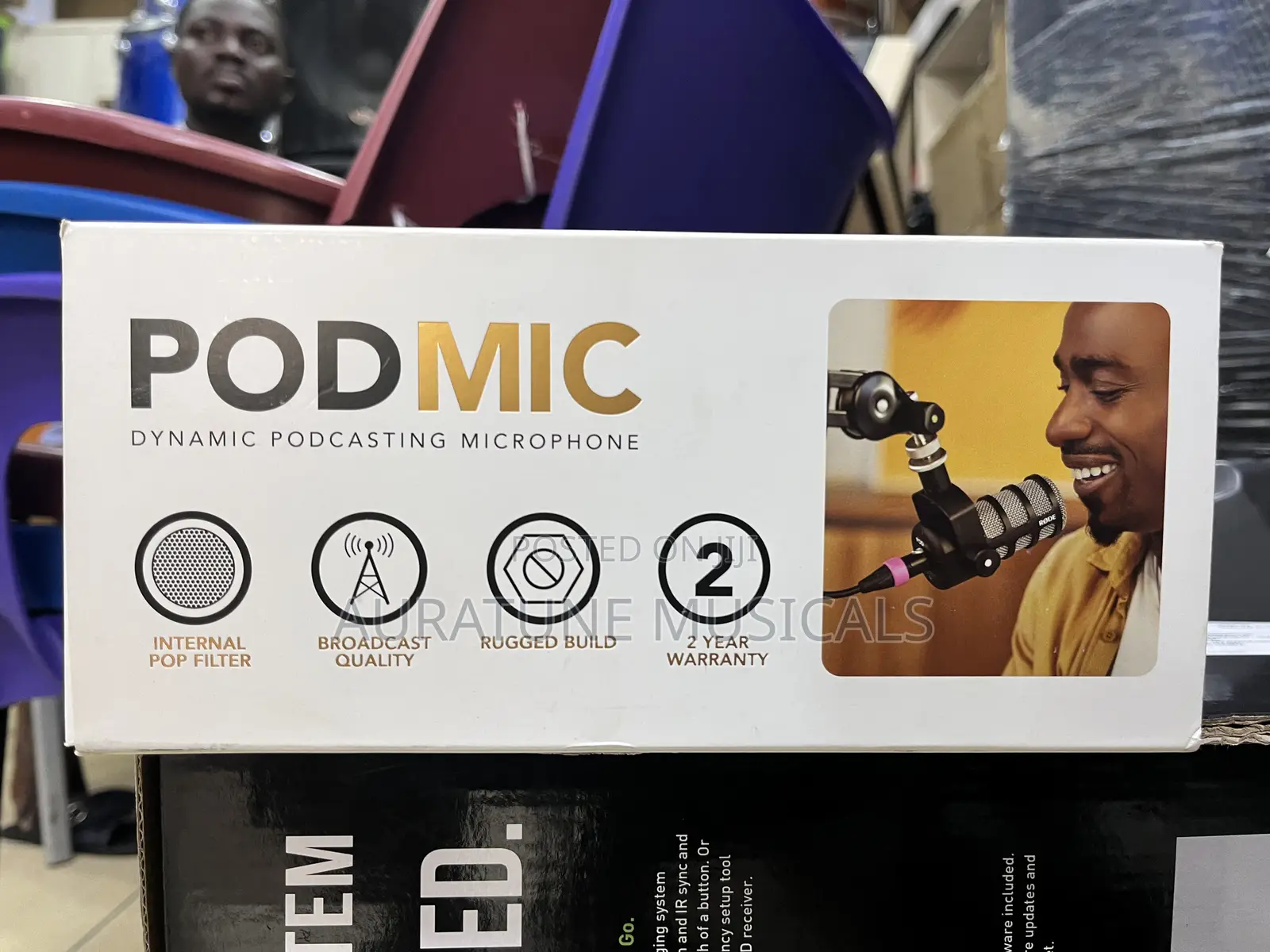 Rode Pod Mic Dynamic Podcasting Microphone