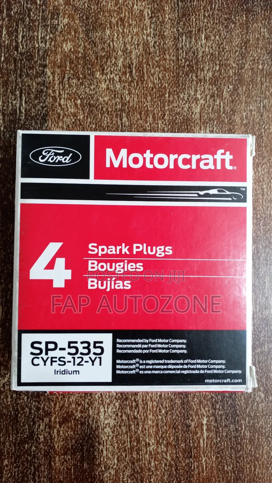 10597. Original Motorcraft Spark Plugs for Various Cars From USA