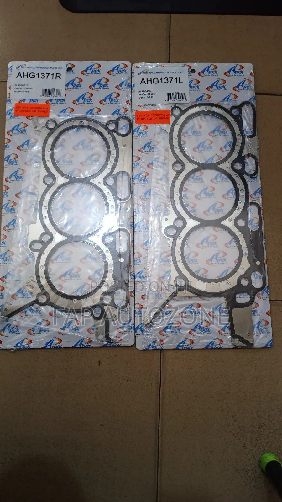 10594. Original Apex Cylinder Head Gasket Imported Directly From Usa