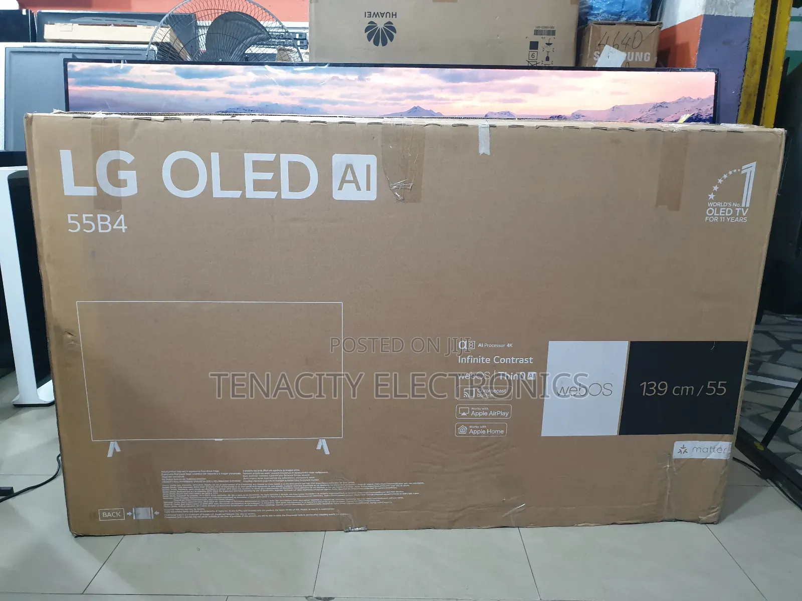 New B4 Oled Lg 55" Uhd Hdr Smart Satellite Tv