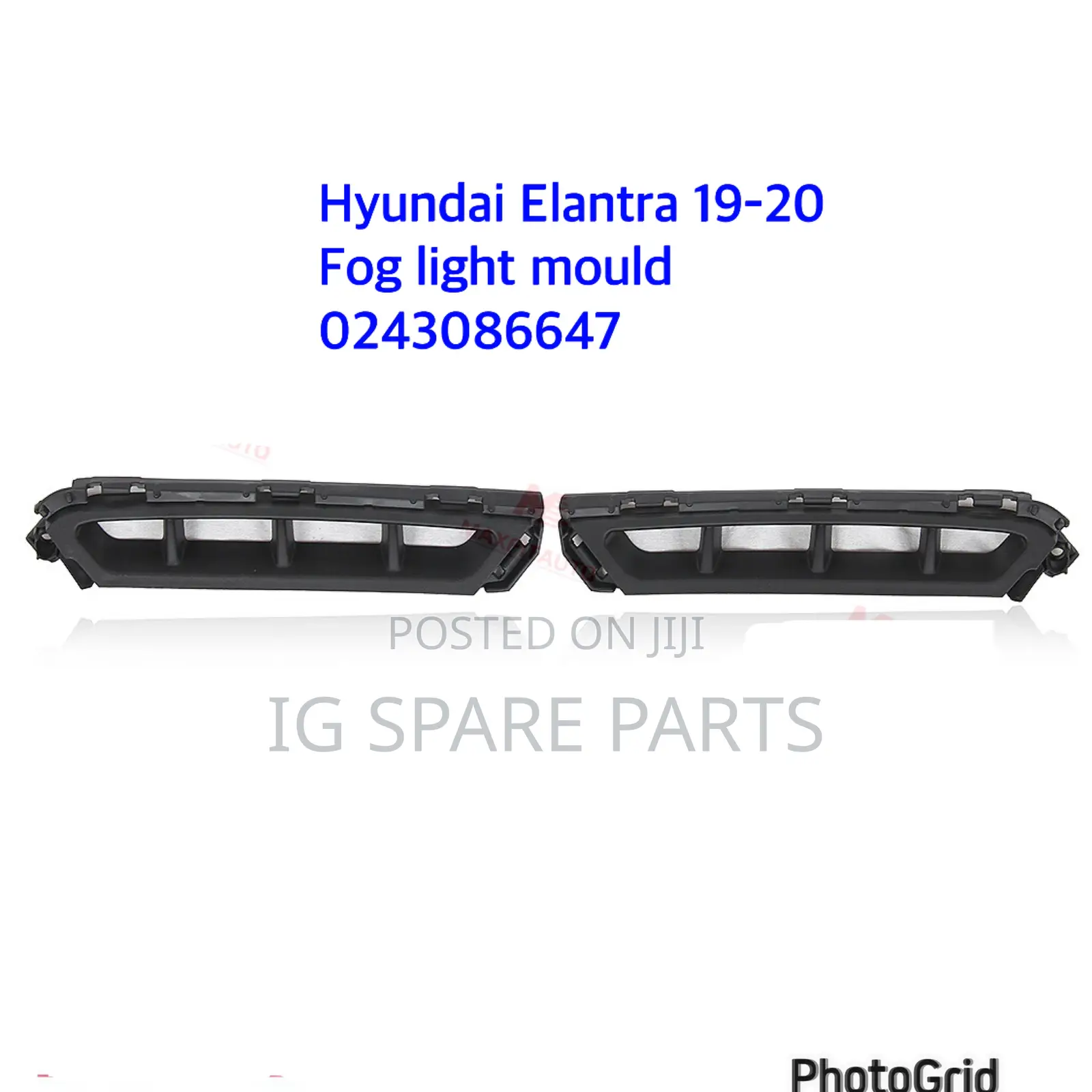 Hyundai Elantra 2019-2020 Fog Light Mould