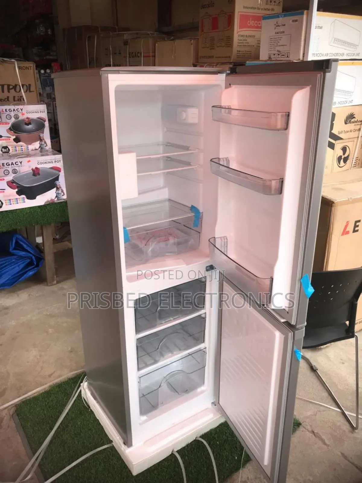 TCL Durable Double Door Fridge 142 Litres