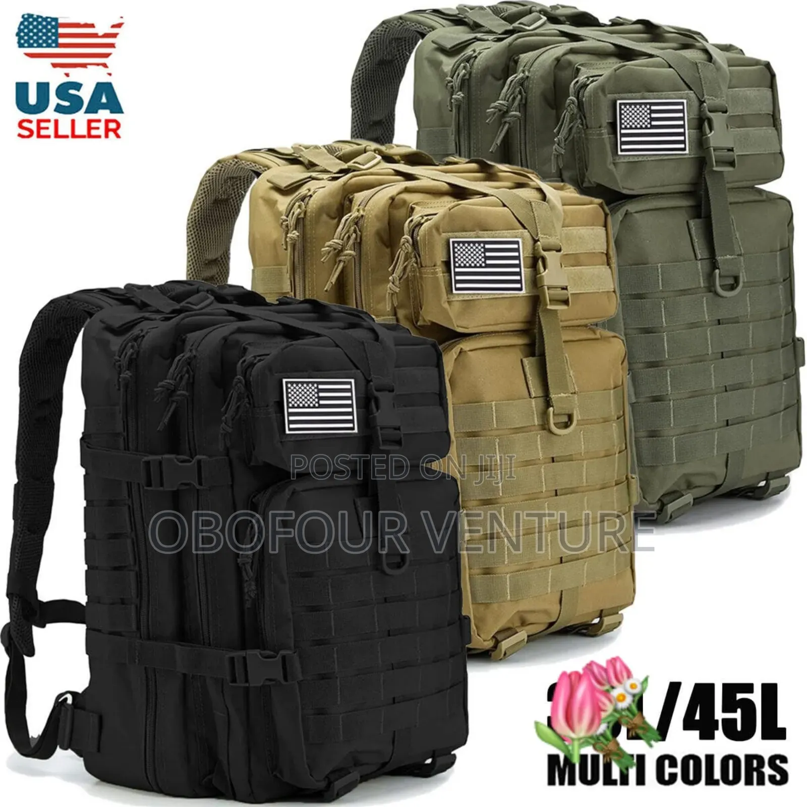 Military Backpack for Men 45l Outdoor Tactical Backpack Waterproof 