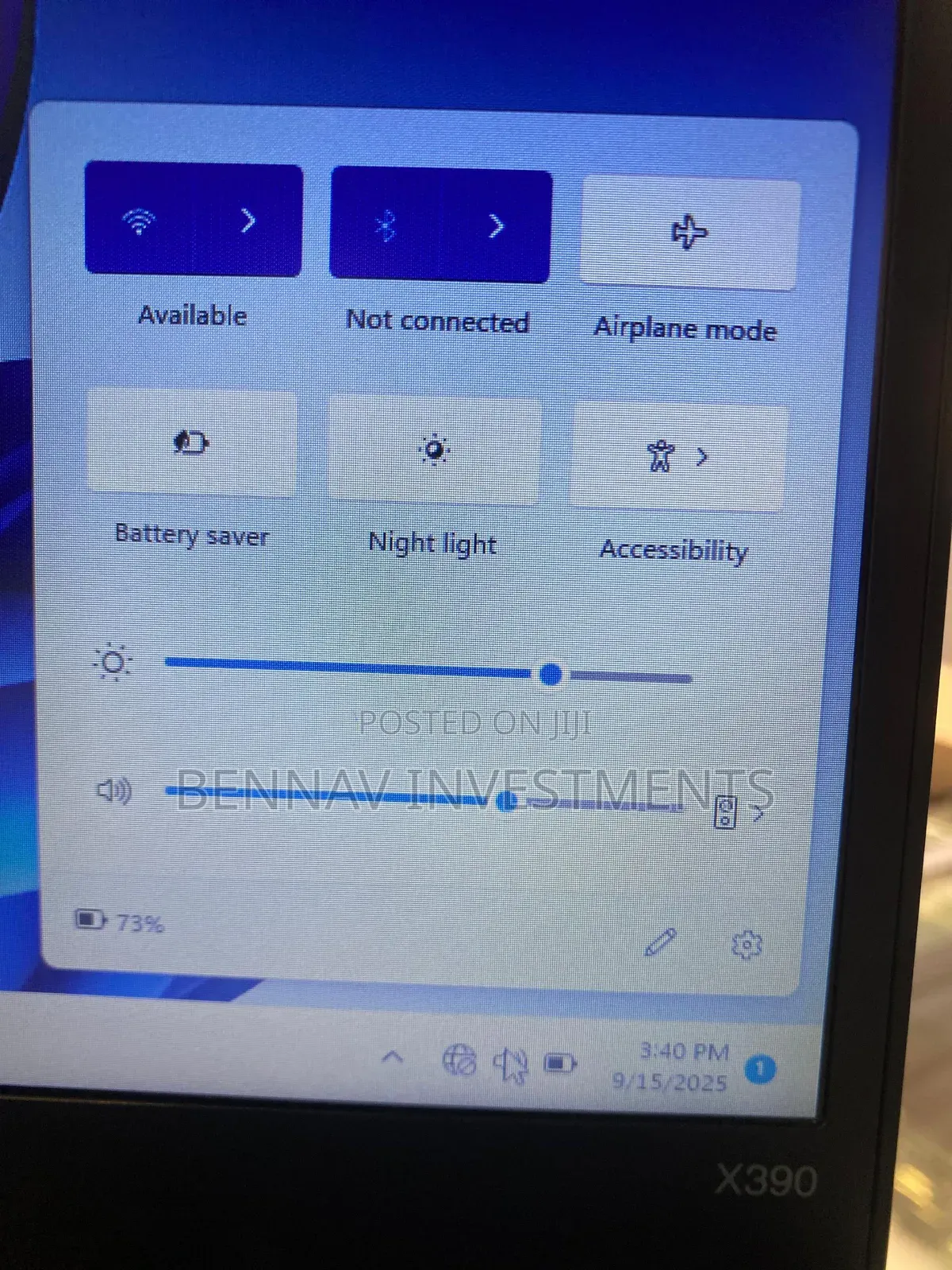 Laptop Lenovo ThinkPad X390 8GB Intel Core i5 SSD 256GB