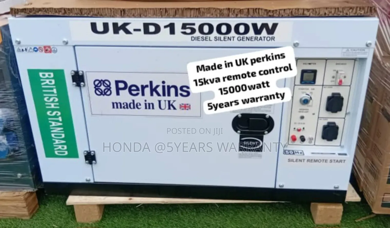 Power Gen Remote Control Perkins 15kva 15000watt Diesel