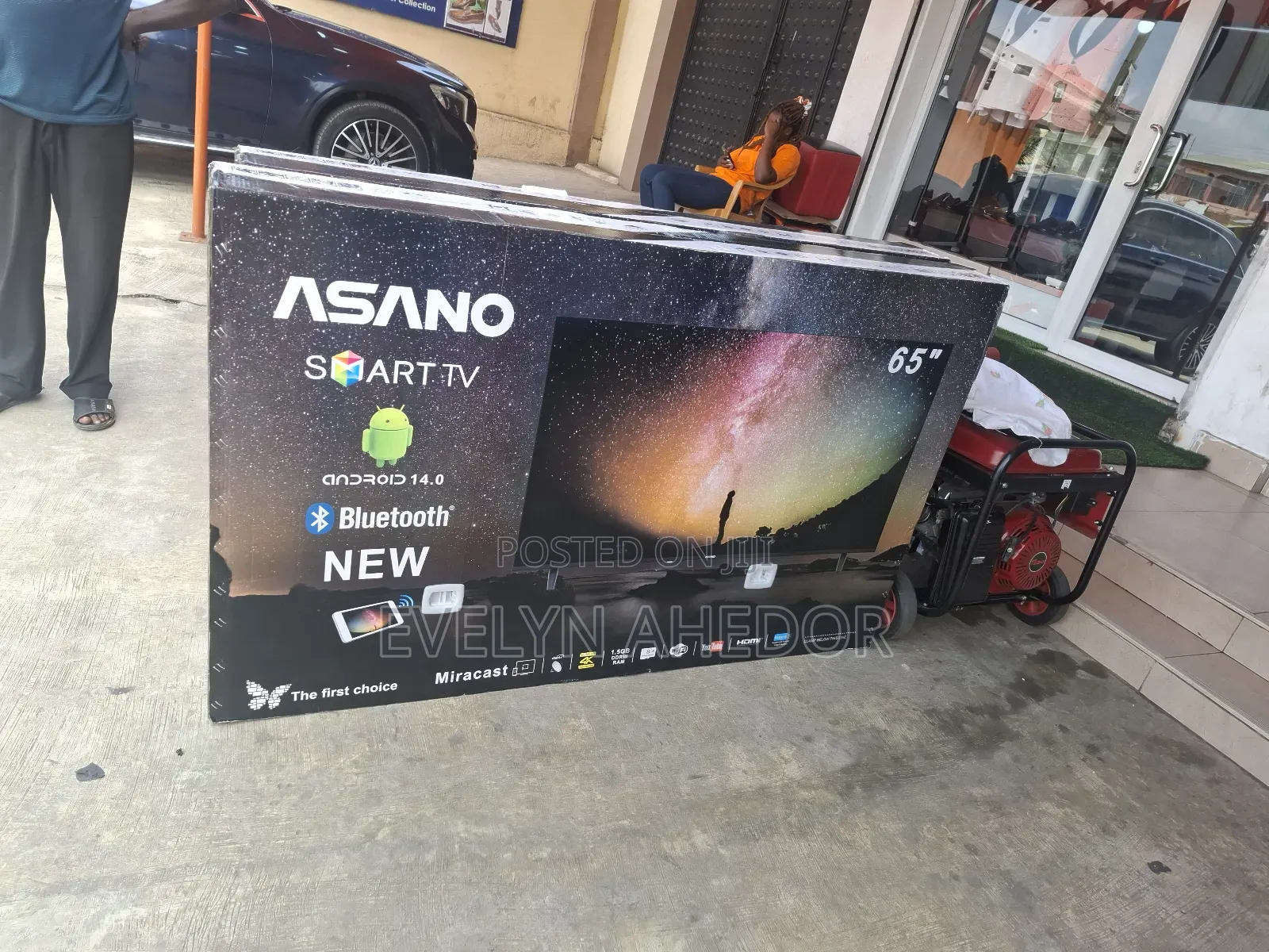 Asano 65 Inches Smart Android Tv Uhd for Sale Bluetooth Available